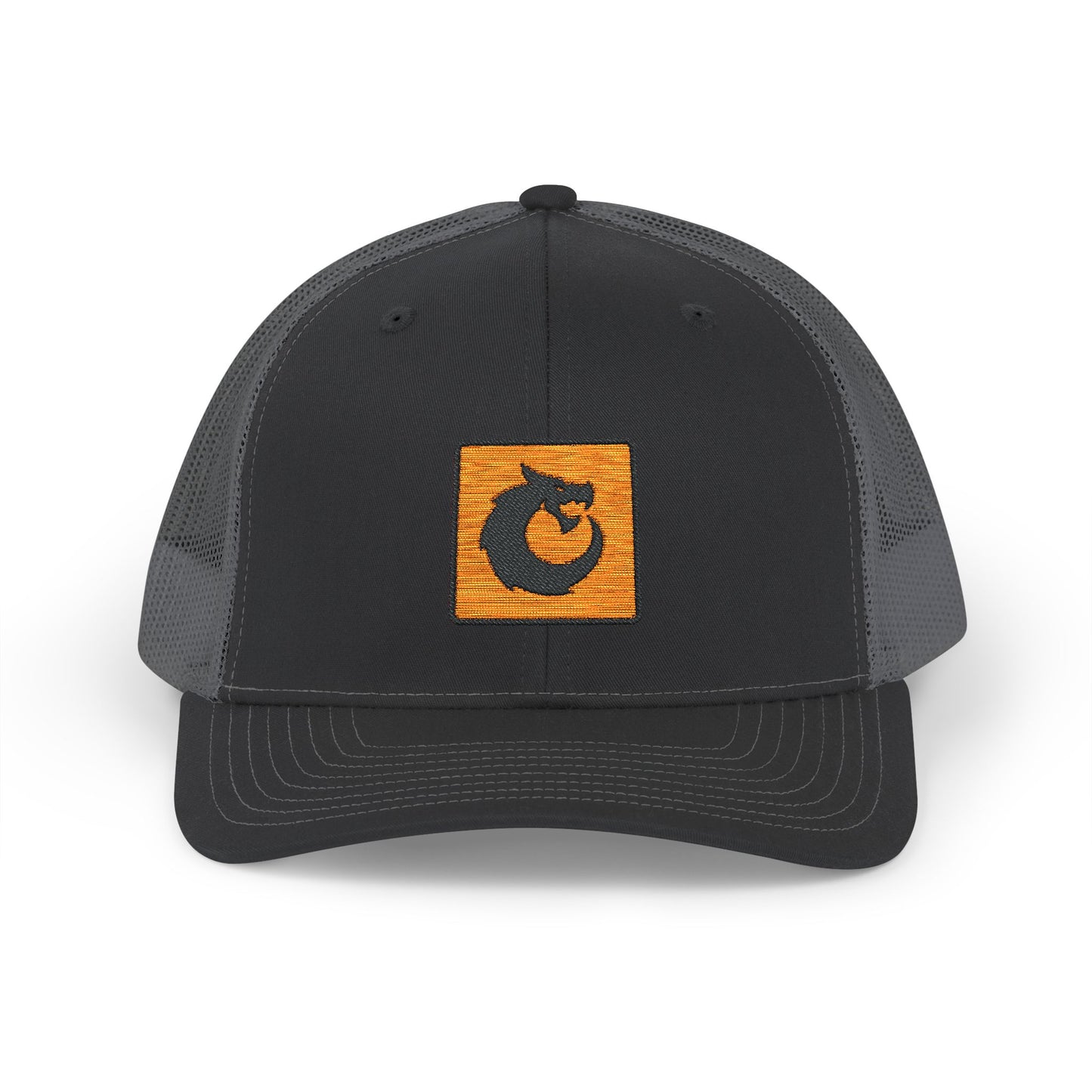 Snapback Trucker Cap - Orange Patch