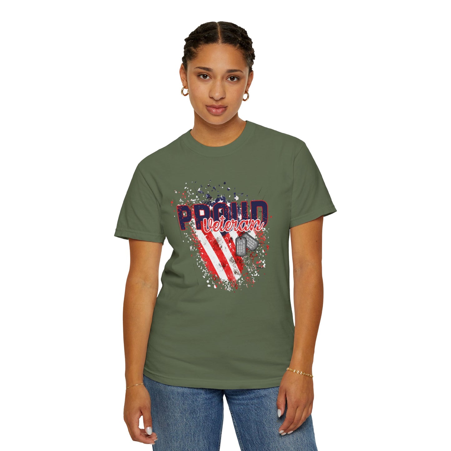 Garment-Dyed T-shirt - Proud Veteran