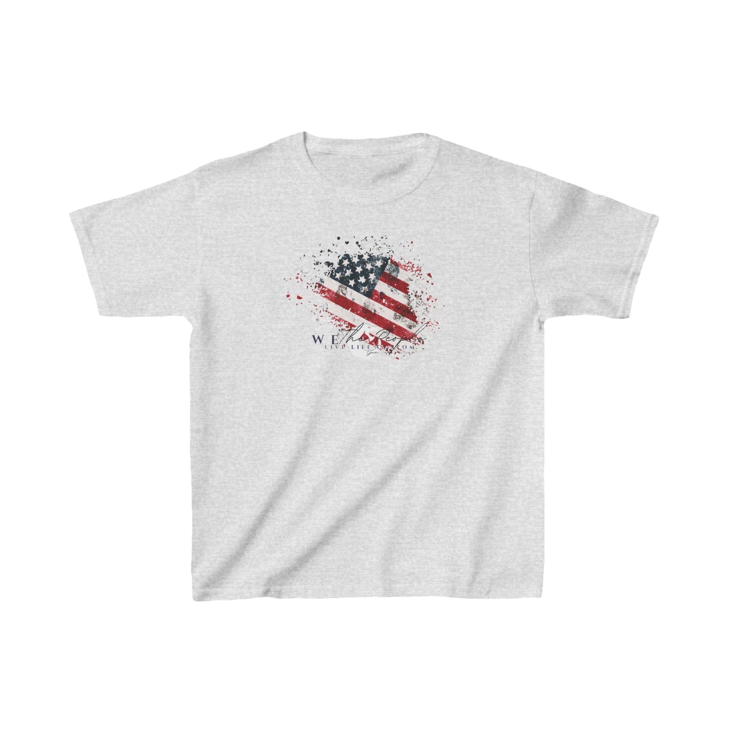 Kids Heavy Cotton™ Tee - We The People Flag