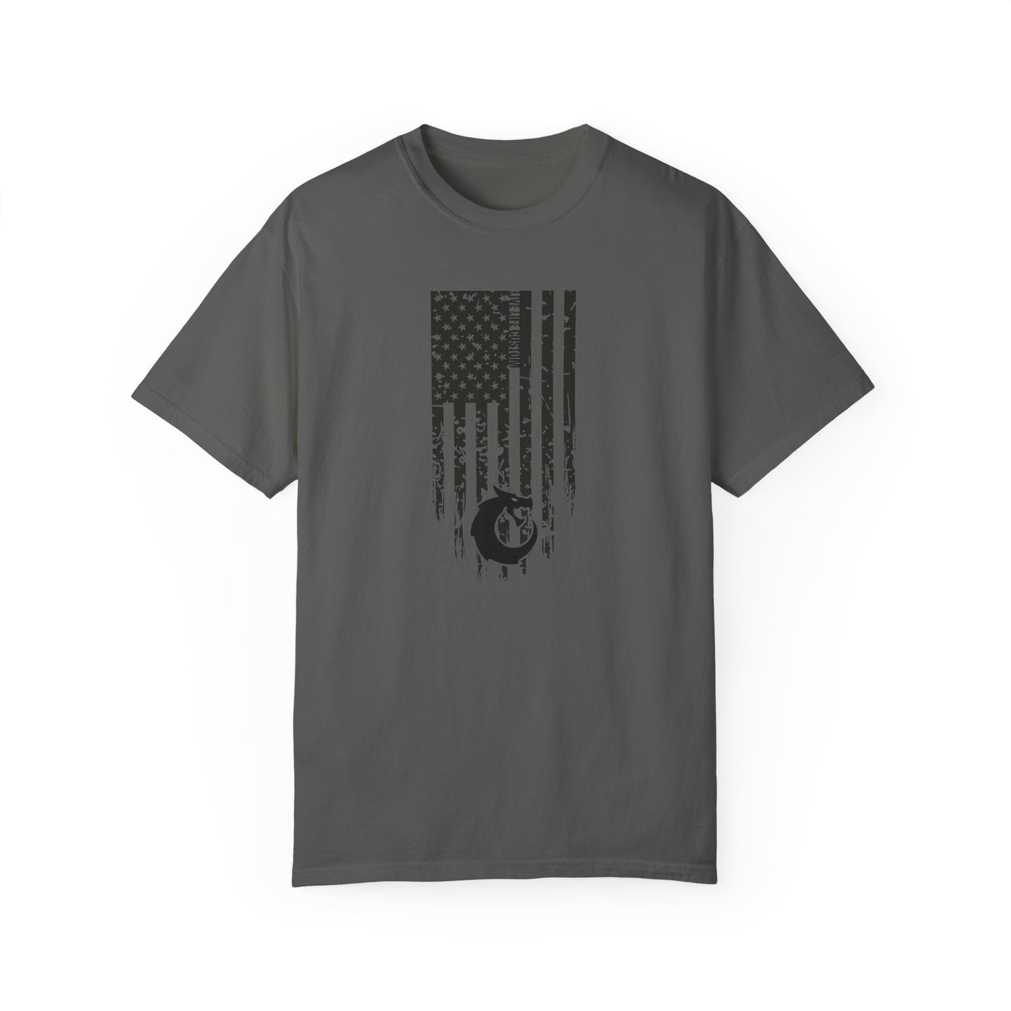 Garment-Dyed T-shirt - Distressed Flag