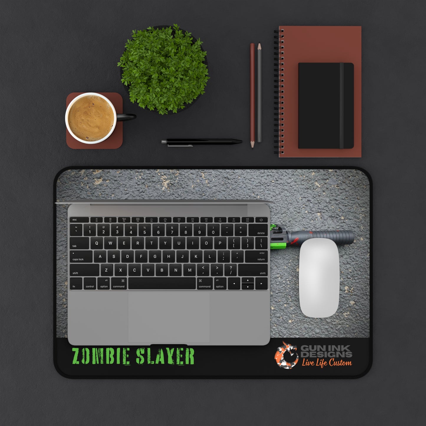 Desk Mat - GoatGun Zombie Slayer