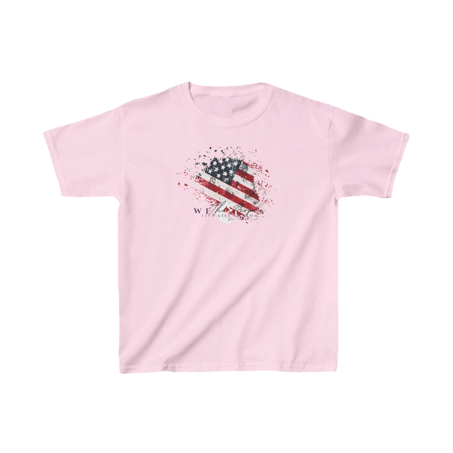 Kids Heavy Cotton™ Tee - We The People Flag