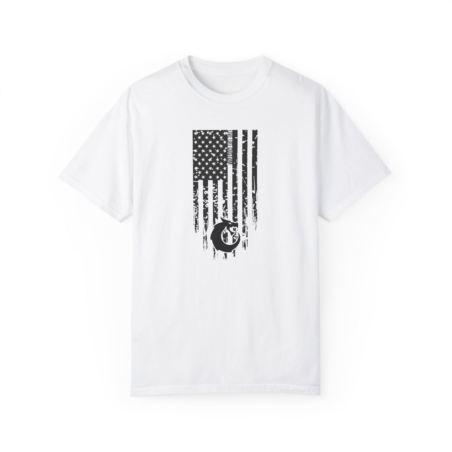 Garment-Dyed T-shirt - Distressed Flag