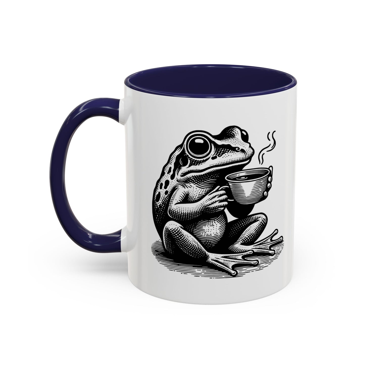 Accent Coffee Mug (11, 15oz) - Coffee Frogs