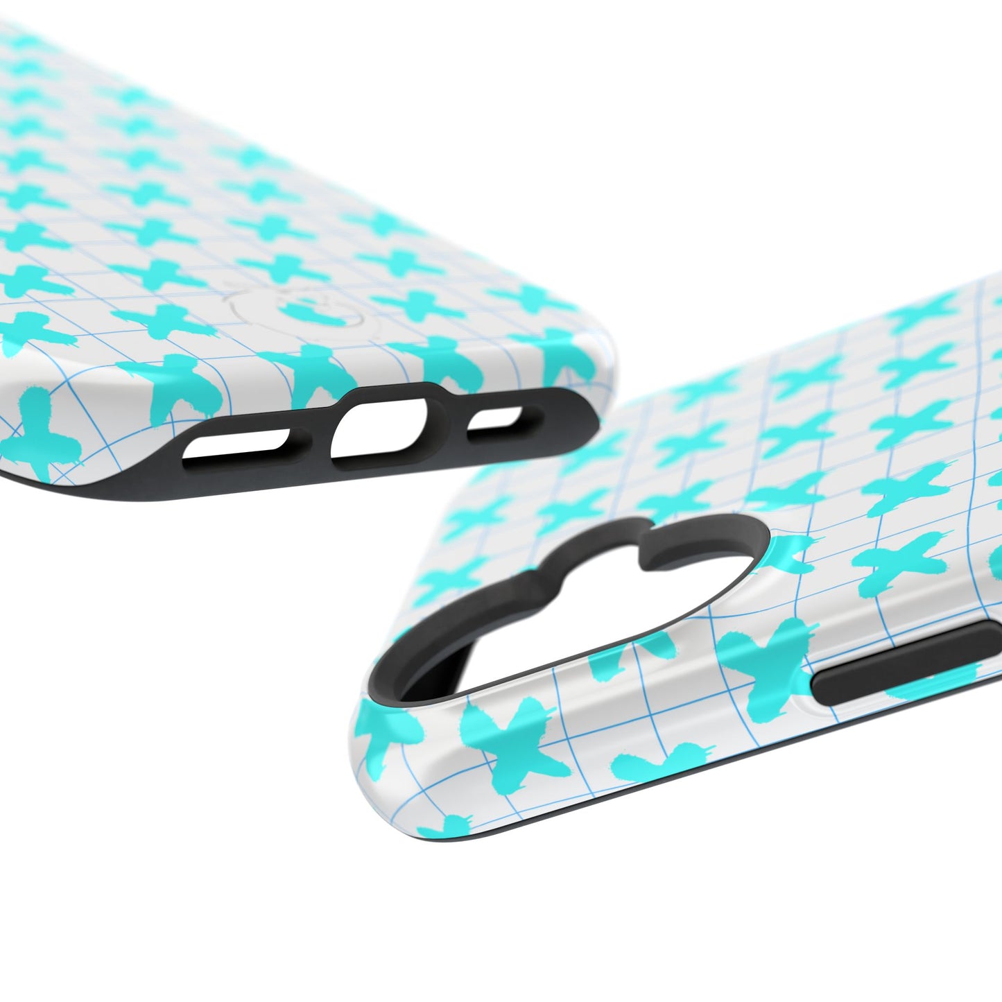Magnetic Tough Cases - Blue X