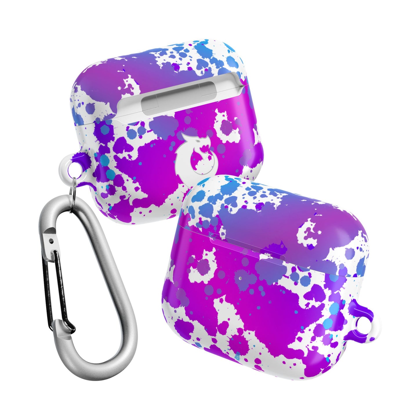 A Splash of Color AirPod Case - Trendy Protective Cover for Music Lovers