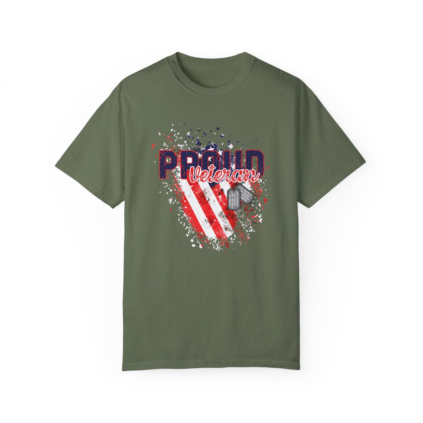 Garment-Dyed T-shirt - Proud Veteran