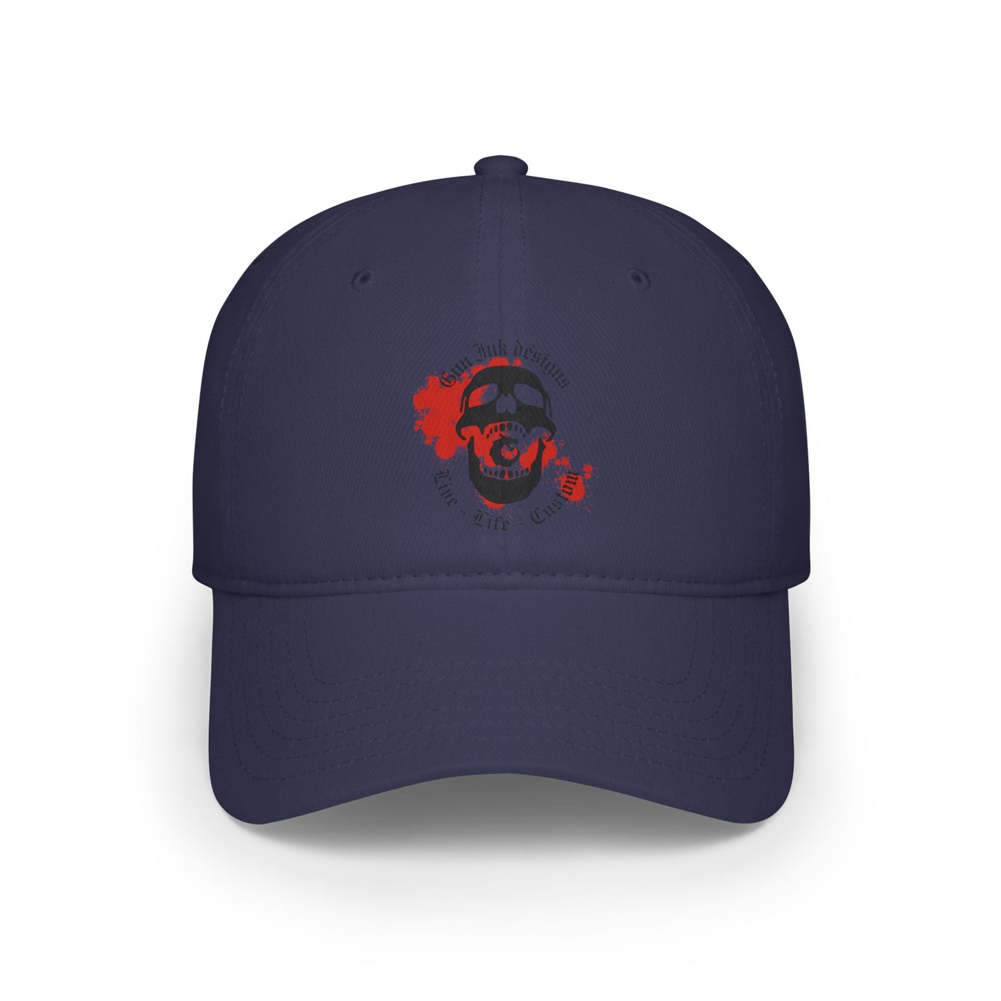 Low Profile Baseball Cap - GID Skull