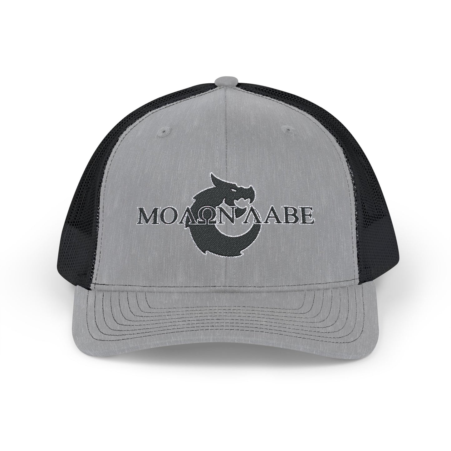 Snapback Trucker Cap - Molon Labe Dragon
