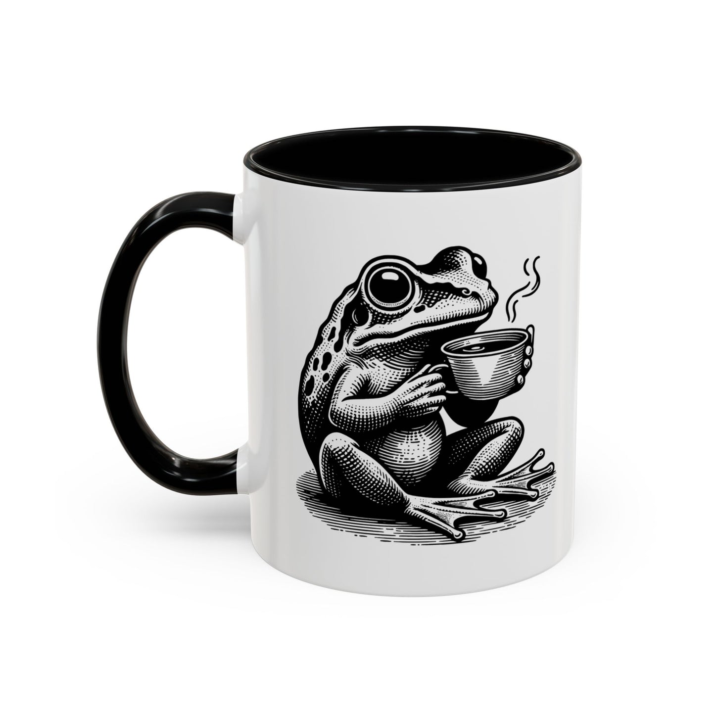 Accent Coffee Mug (11, 15oz) - Coffee Frogs