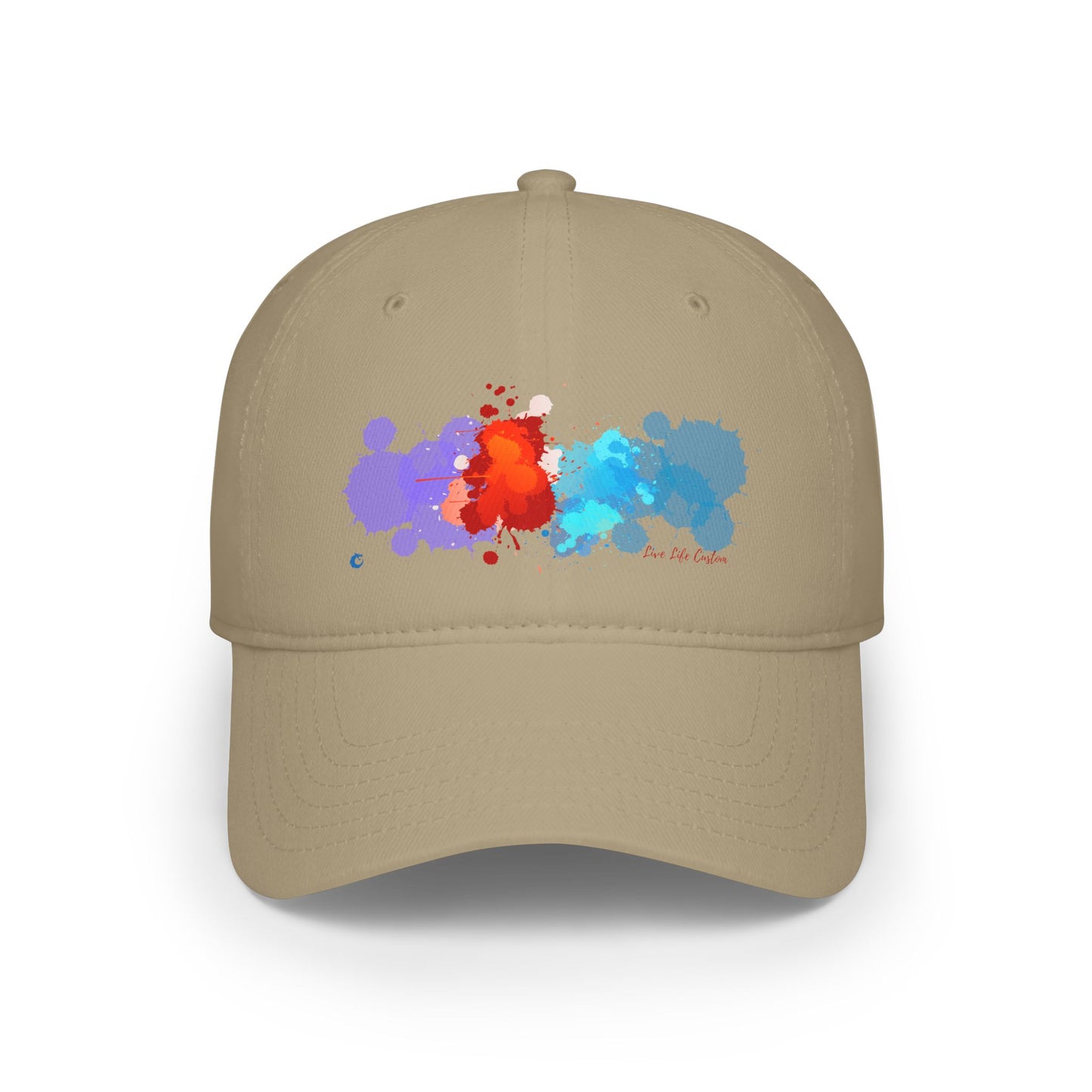 Low Profile Baseball Cap - A Splash