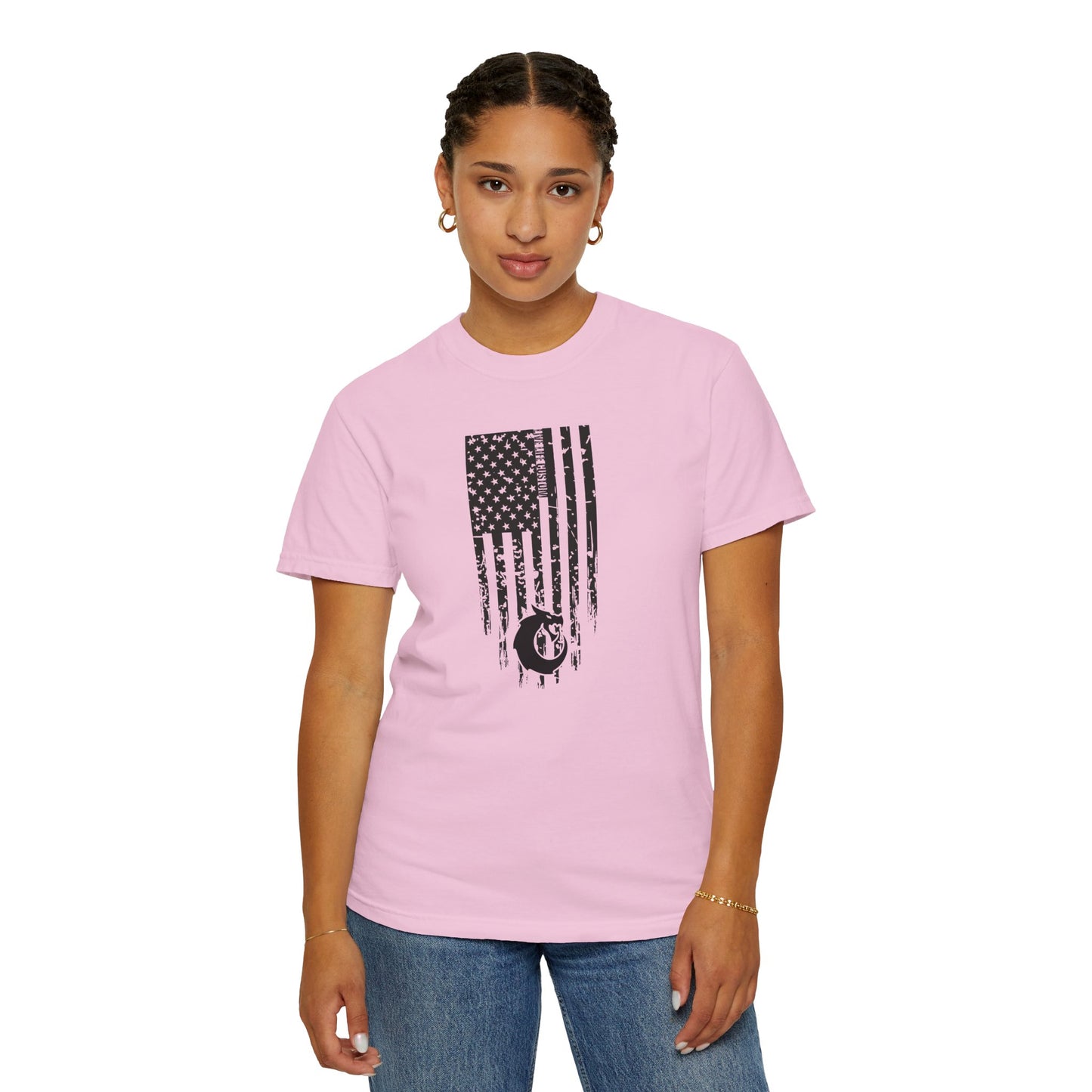 Garment-Dyed T-shirt - Distressed Flag
