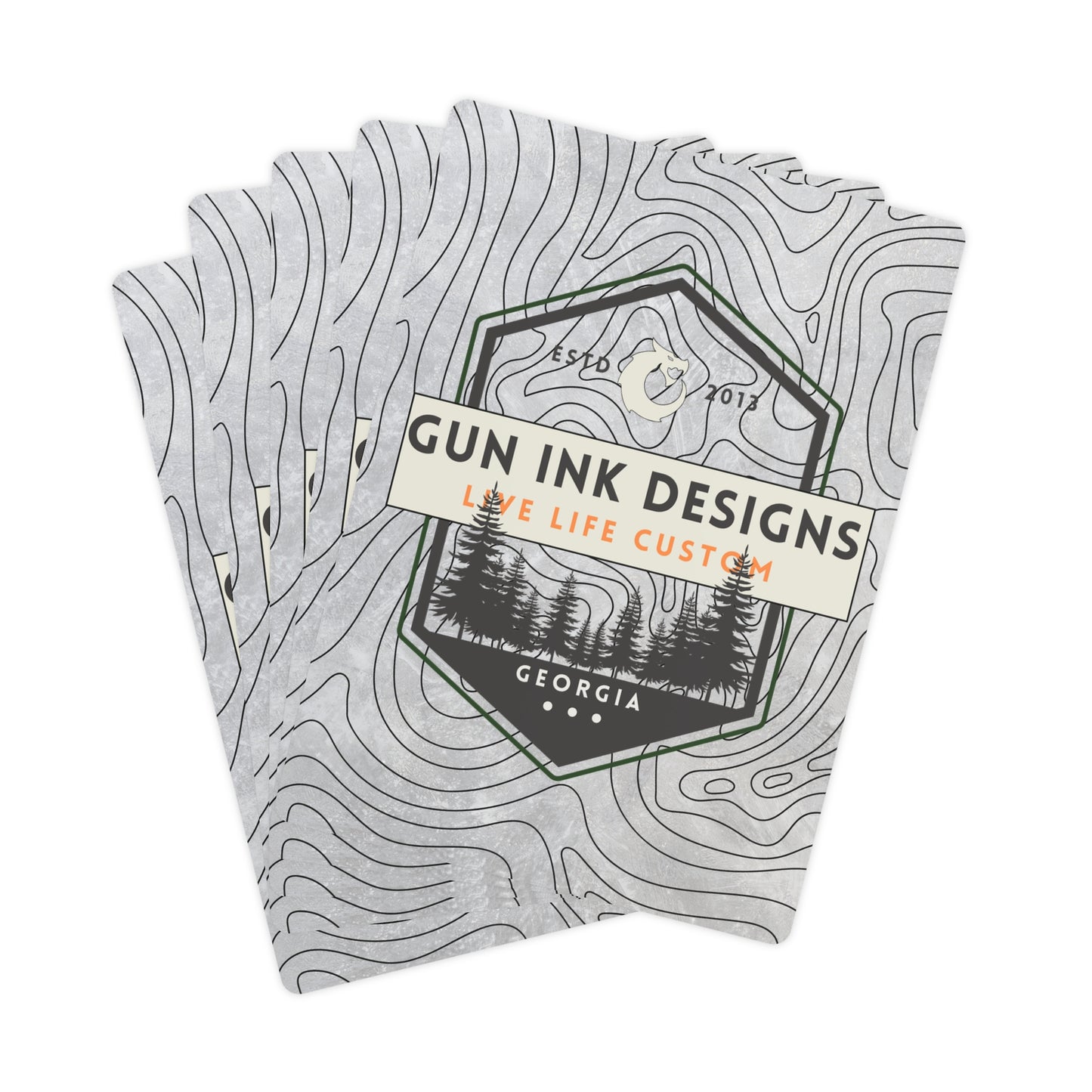 Poker Cards - Georgia