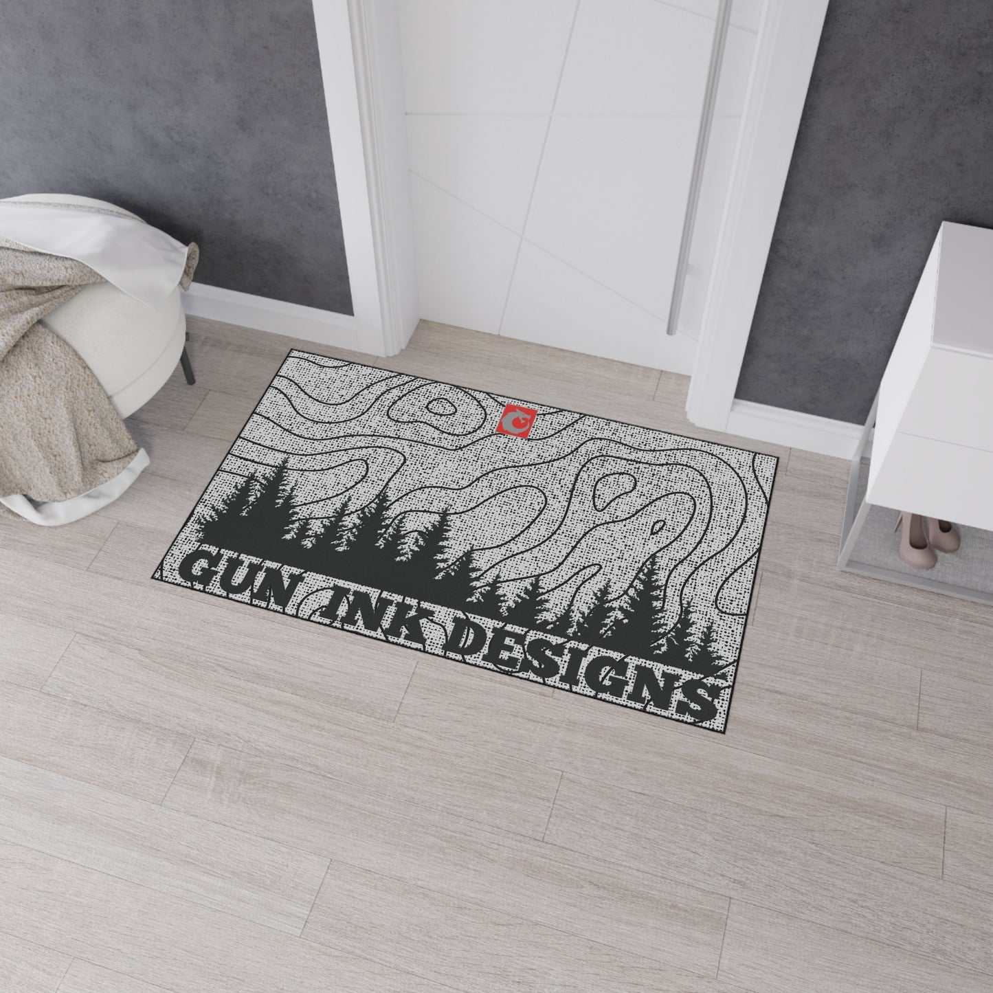 Heavy Duty Floor Mat - Topo Trees