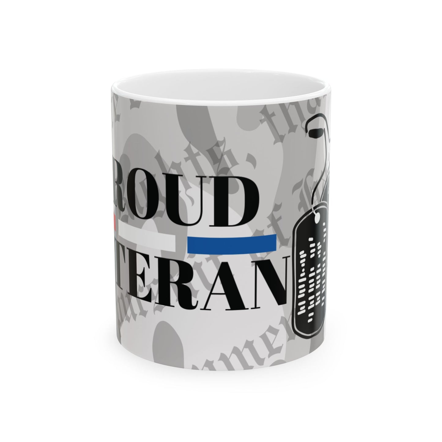 Proud Veteran - Ceramic Mug, (11oz, 15oz)