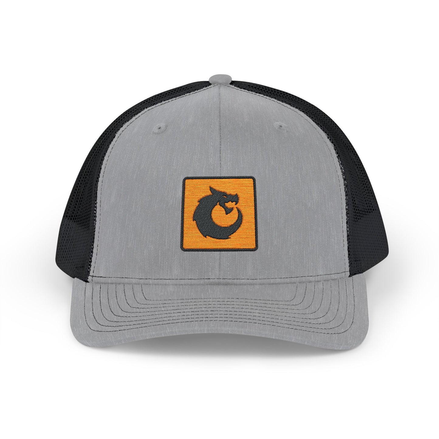 Snapback Trucker Cap - Orange Patch