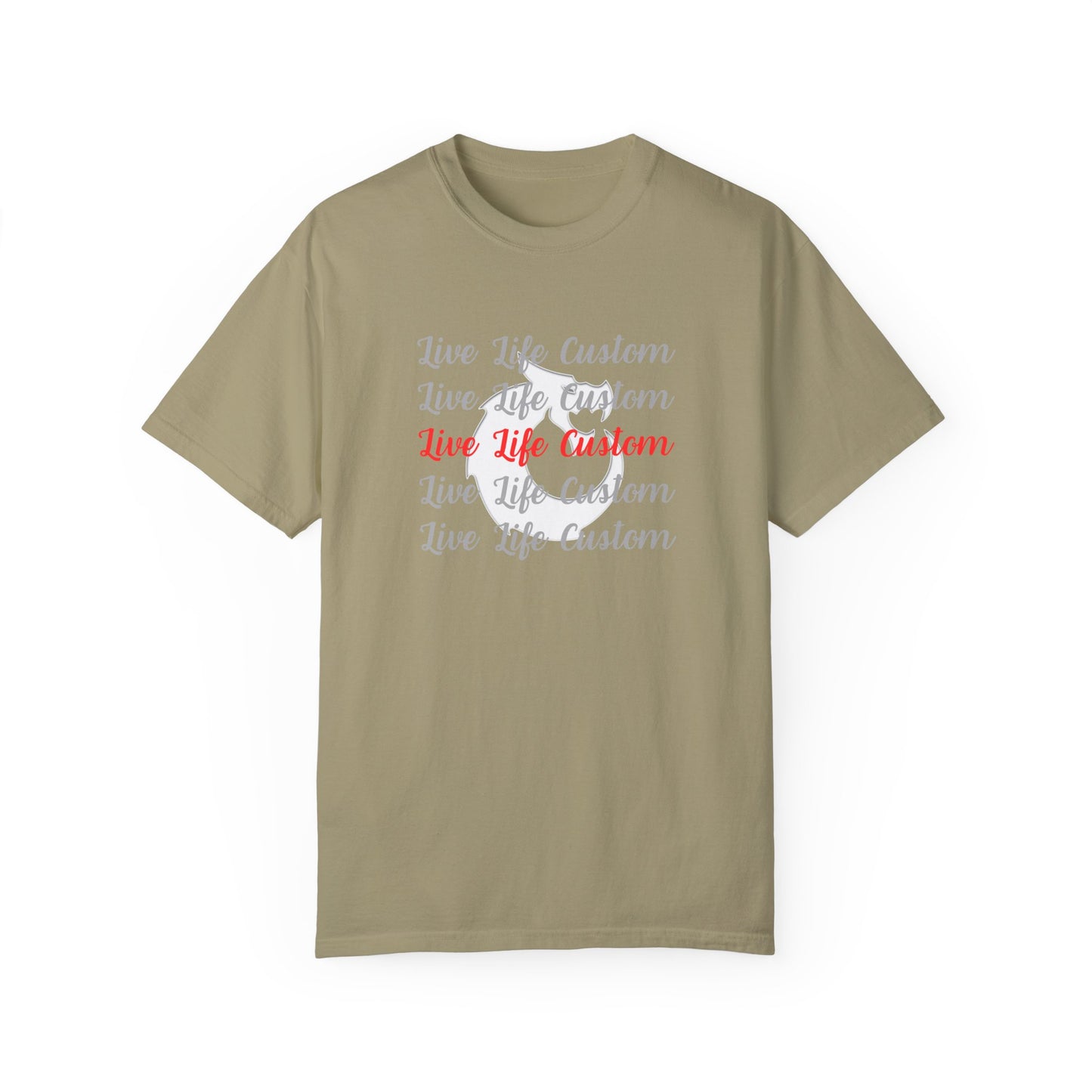 Garment-Dyed T-shirt - LLC Stacked