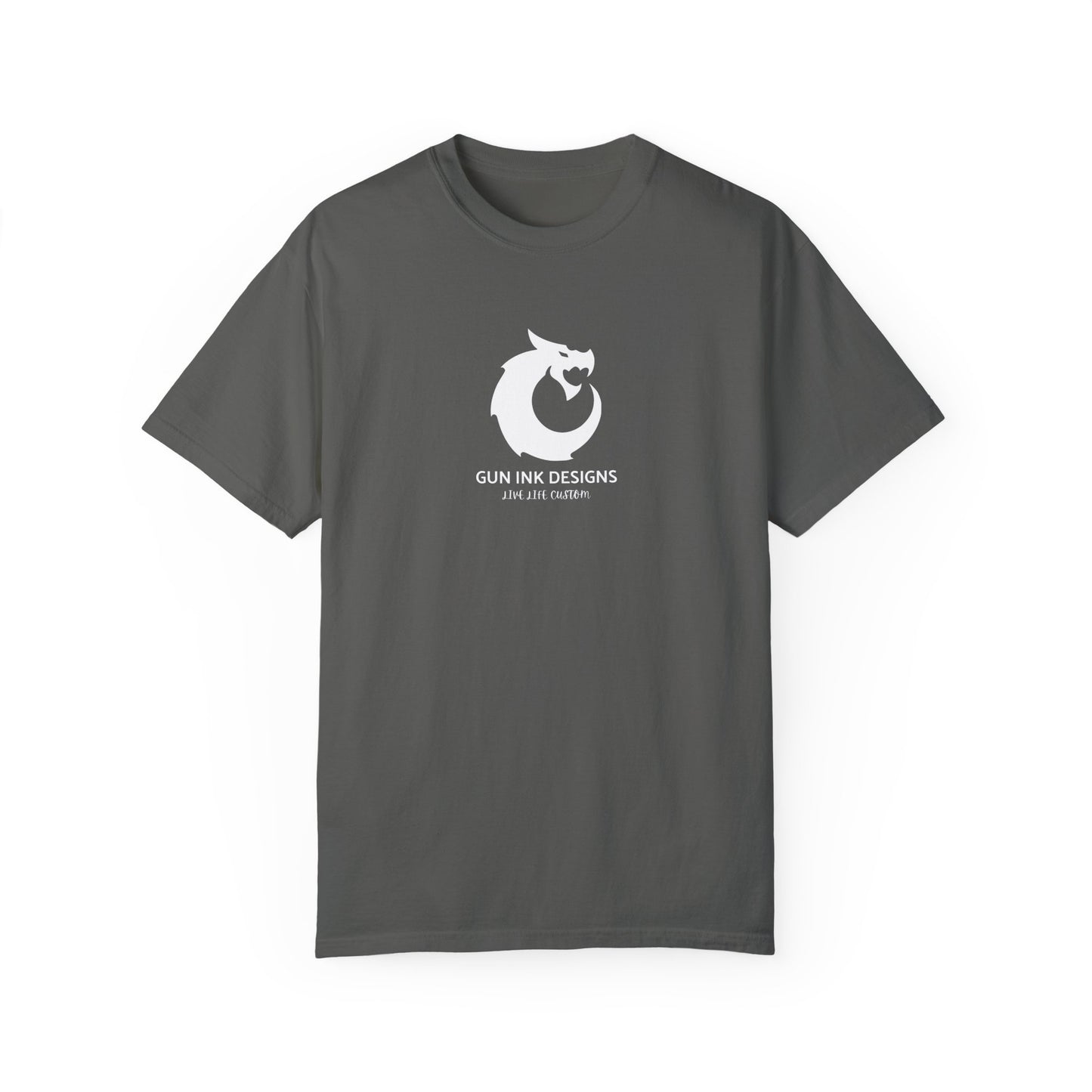 Garment-Dyed T-shirt - White Dragon