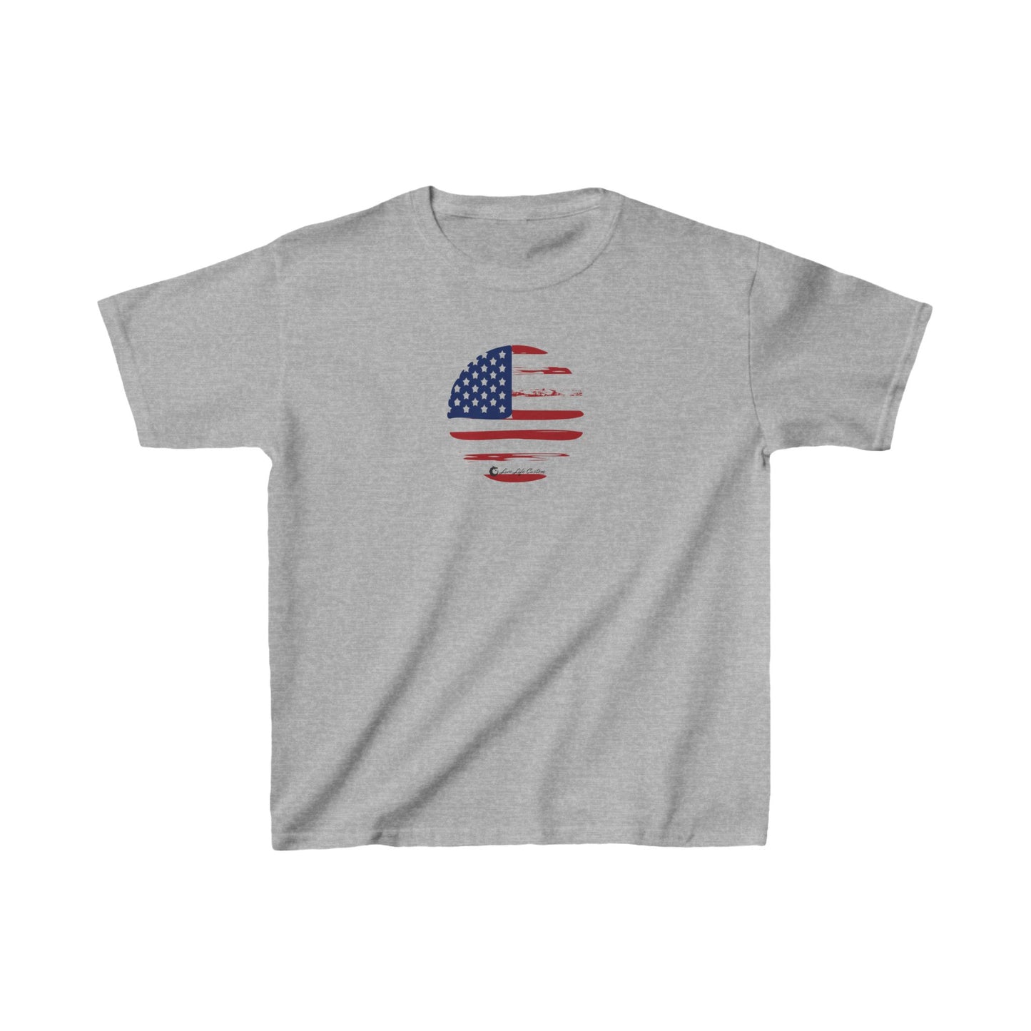 Kids Heavy Cotton™ Tee - Circle Flag