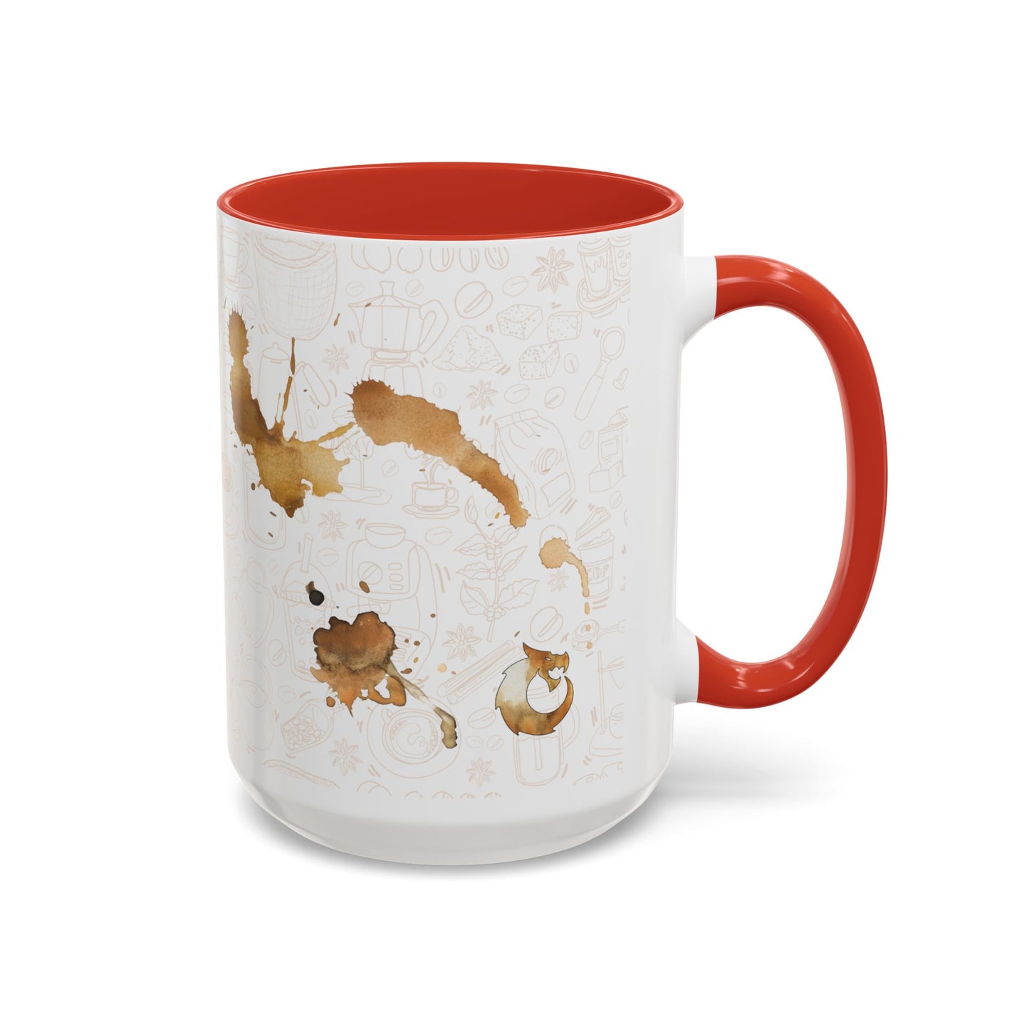 Accent Coffee Mug (11, 15oz) - Coffee Stains