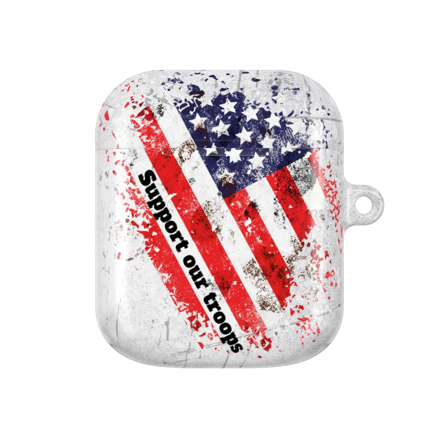 Patriotic AirPod Cases - Support Our Troops Design