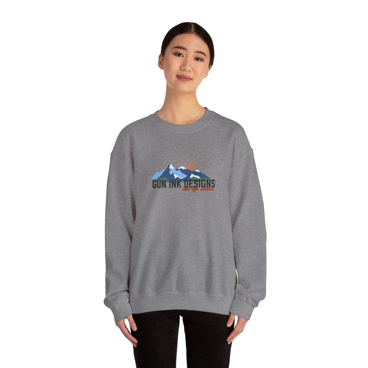 Heavy Blend™ Crewneck Sweatshirt - Dragon Sunrise