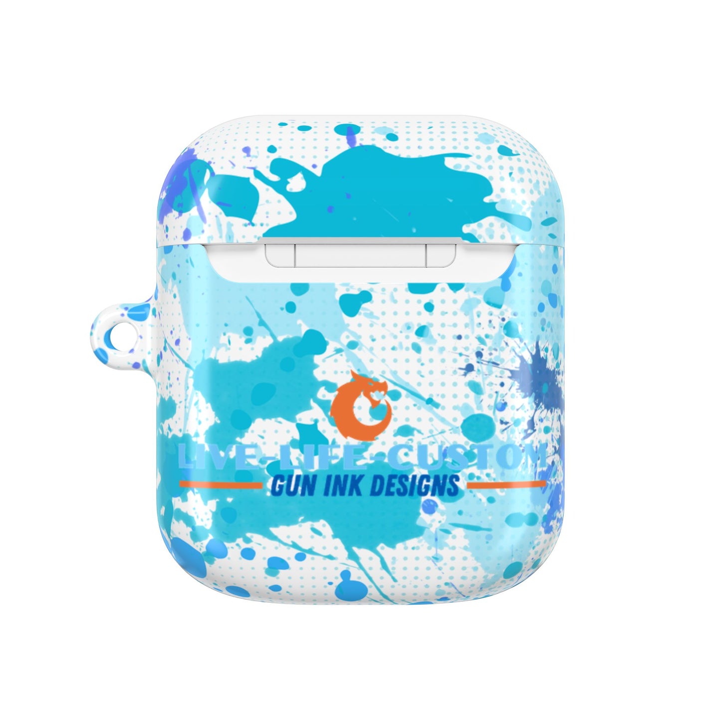 A Splash of Color AirPods Case - Live Life Custom Design