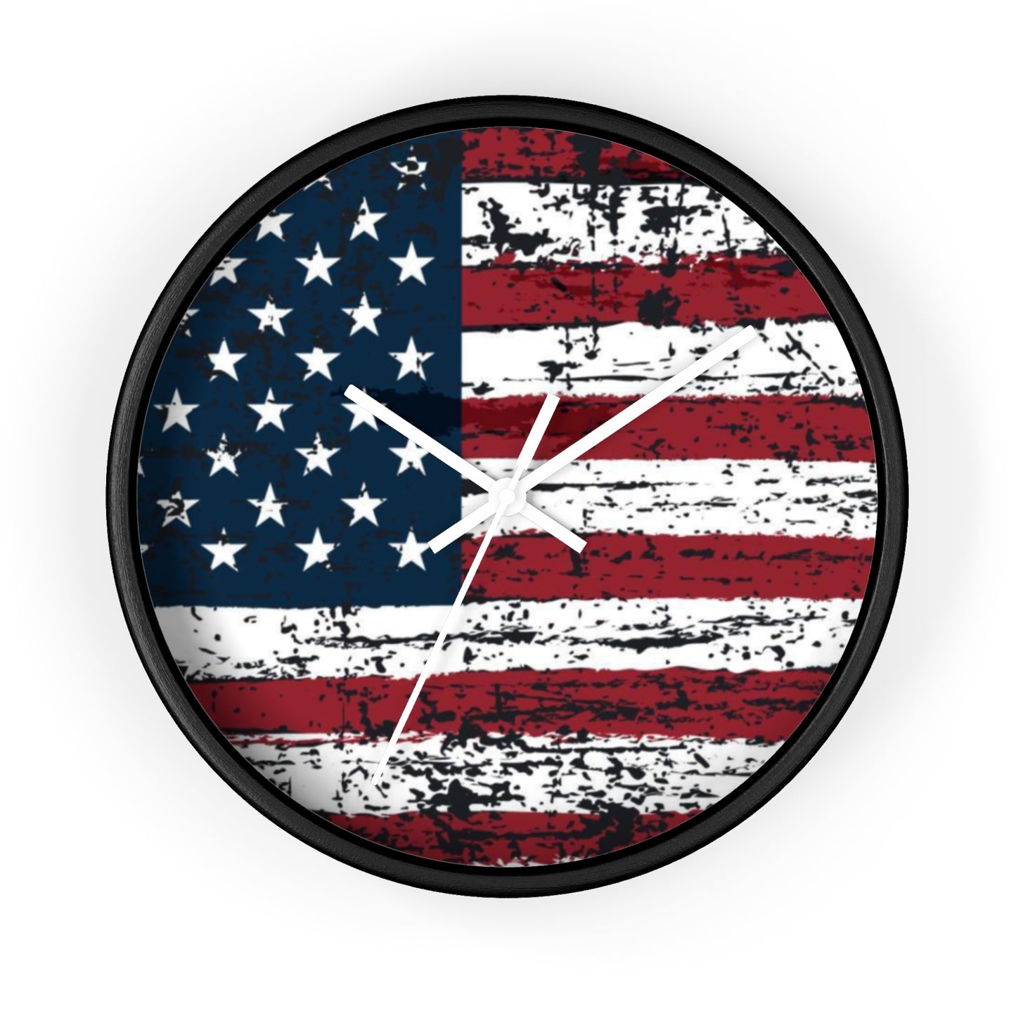 Wall Clock - Vintage Flag