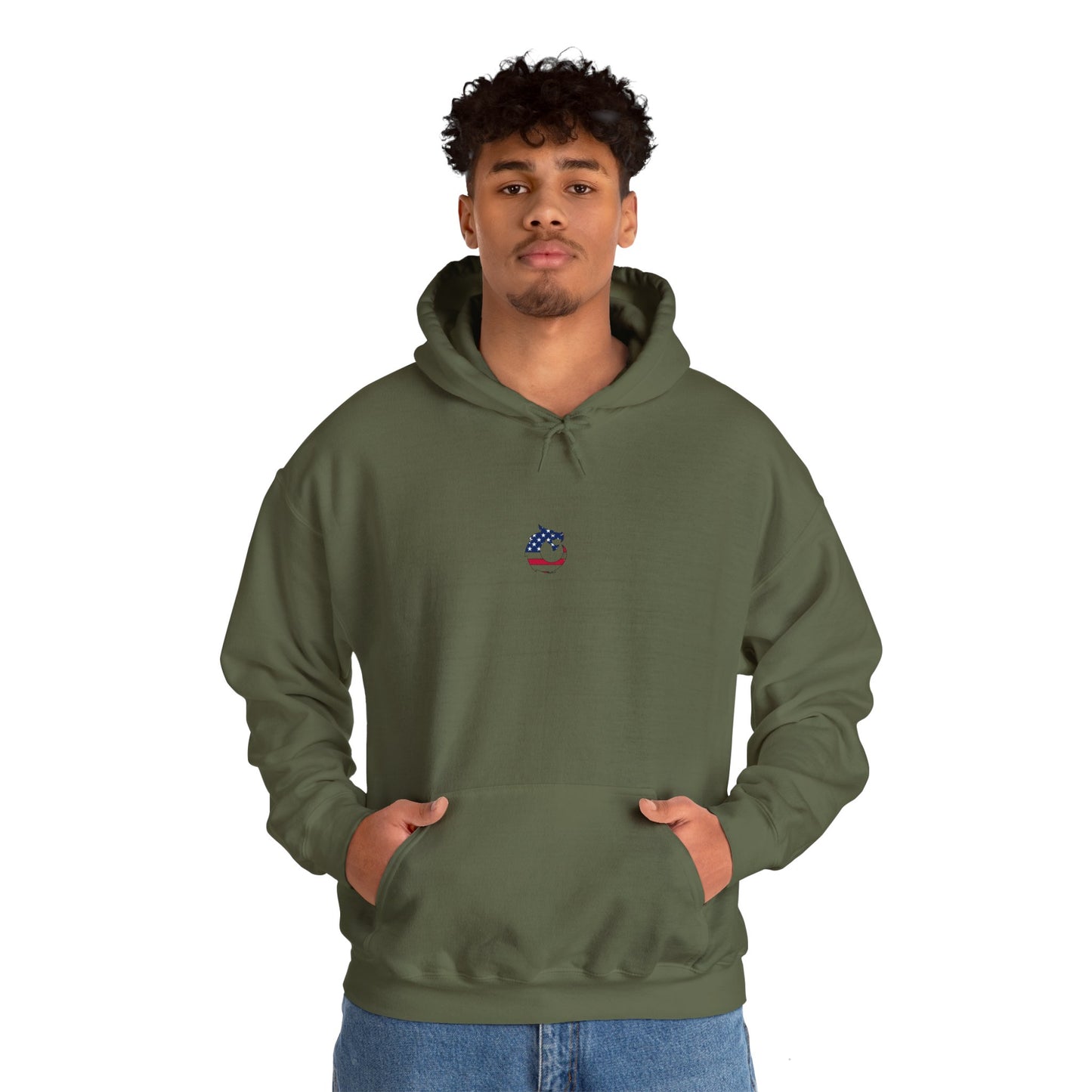 Heavy Blend™ Hooded Sweatshirt - 3D Flag