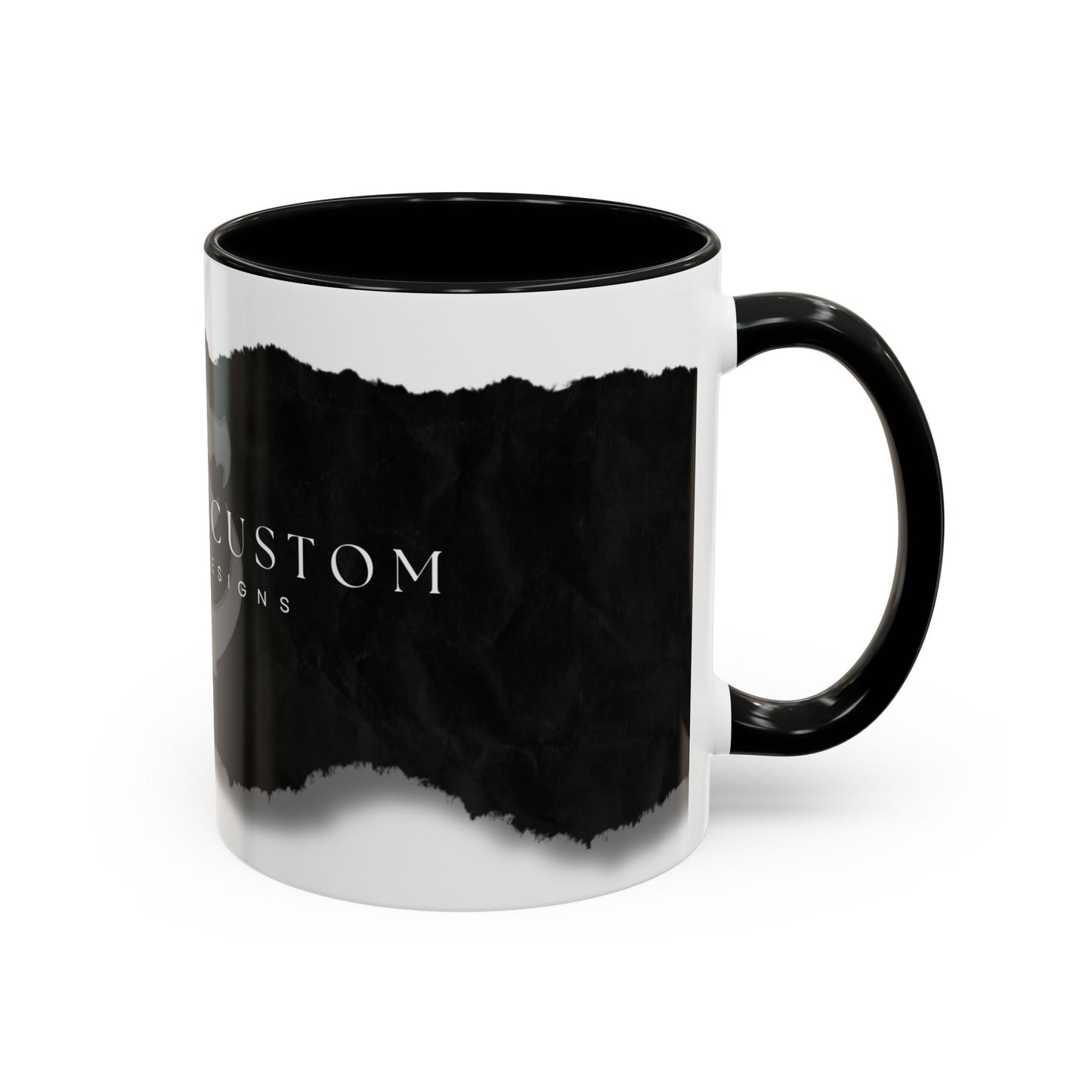Accent Coffee Mug (11, 15oz) - Torn Paper