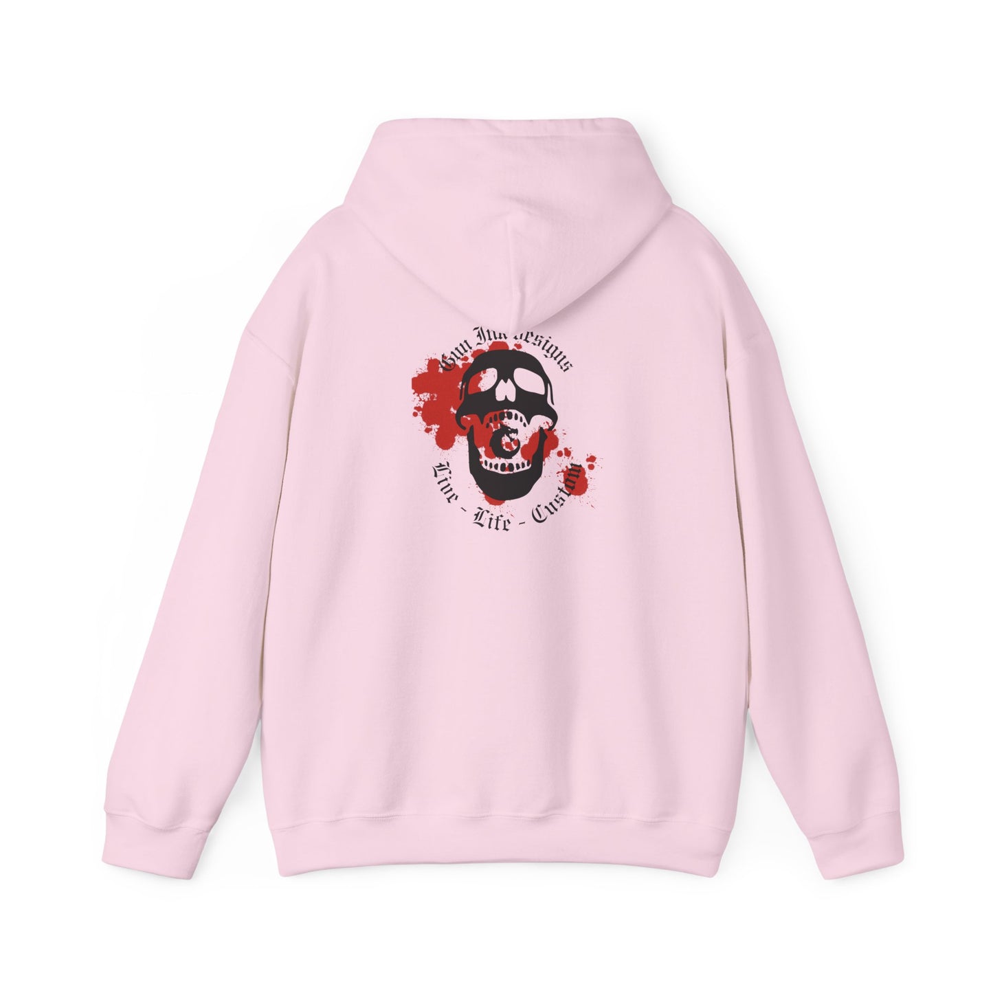 Heavy Blend™ Hooded Sweatshirt - GID Skull