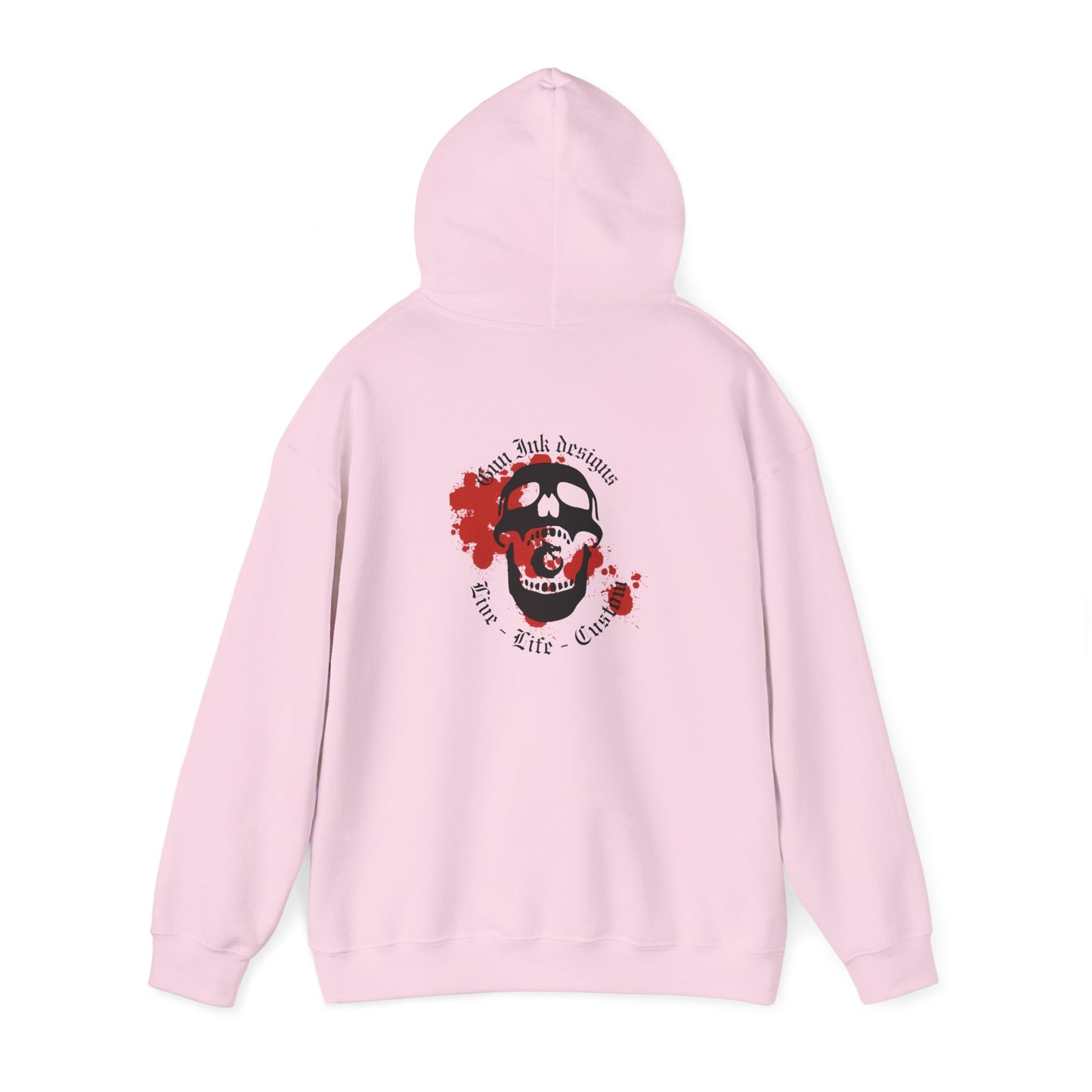 Heavy Blend™ Hooded Sweatshirt - GID Skull
