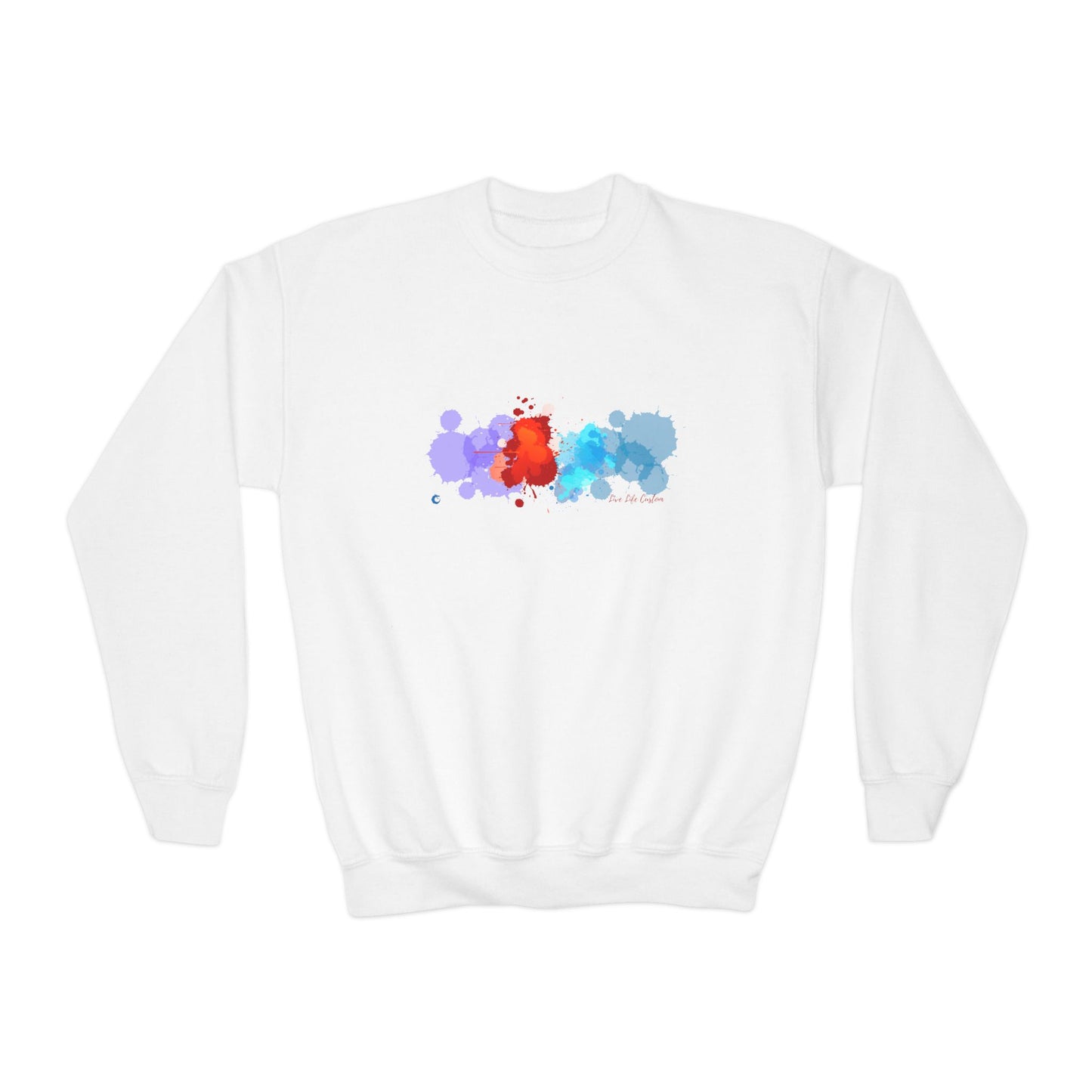 Youth Crewneck Sweatshirt - A Splash of Color
