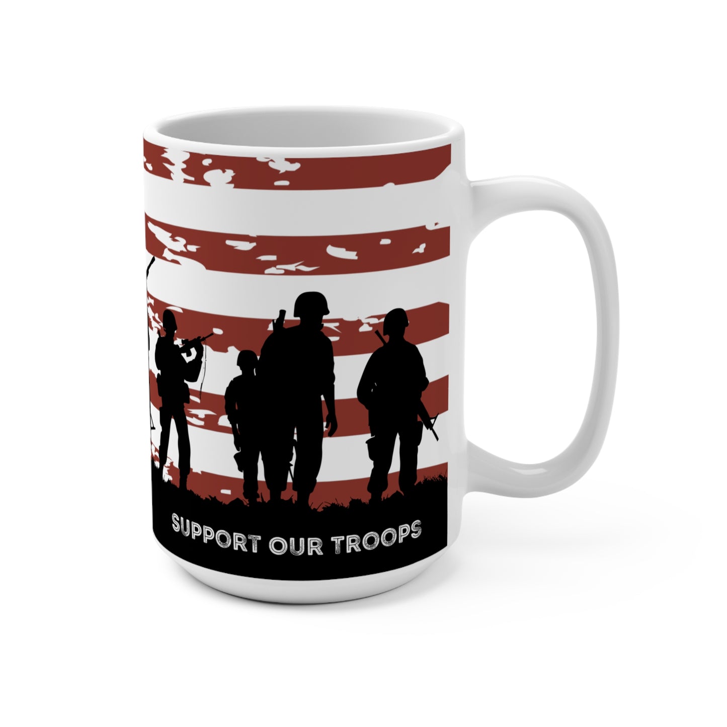 Mug (15oz for grow ups) - Support Our Troops