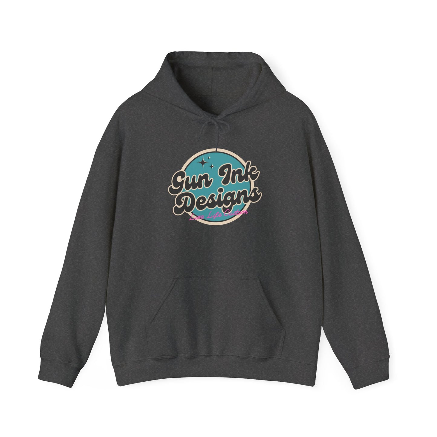 Heavy Blend™ Hooded Sweatshirt - Teal Circle