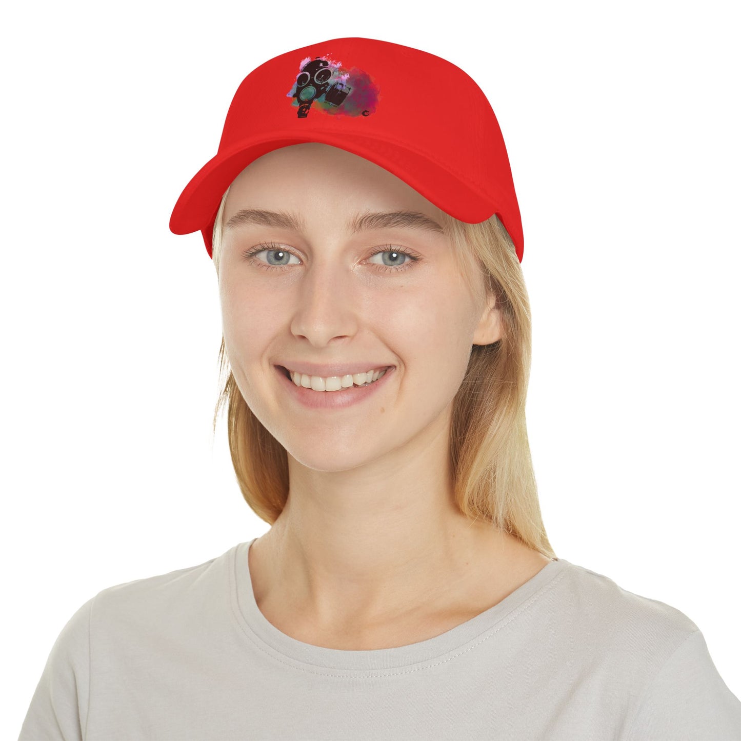 Low Profile Baseball Cap - Gas Mask