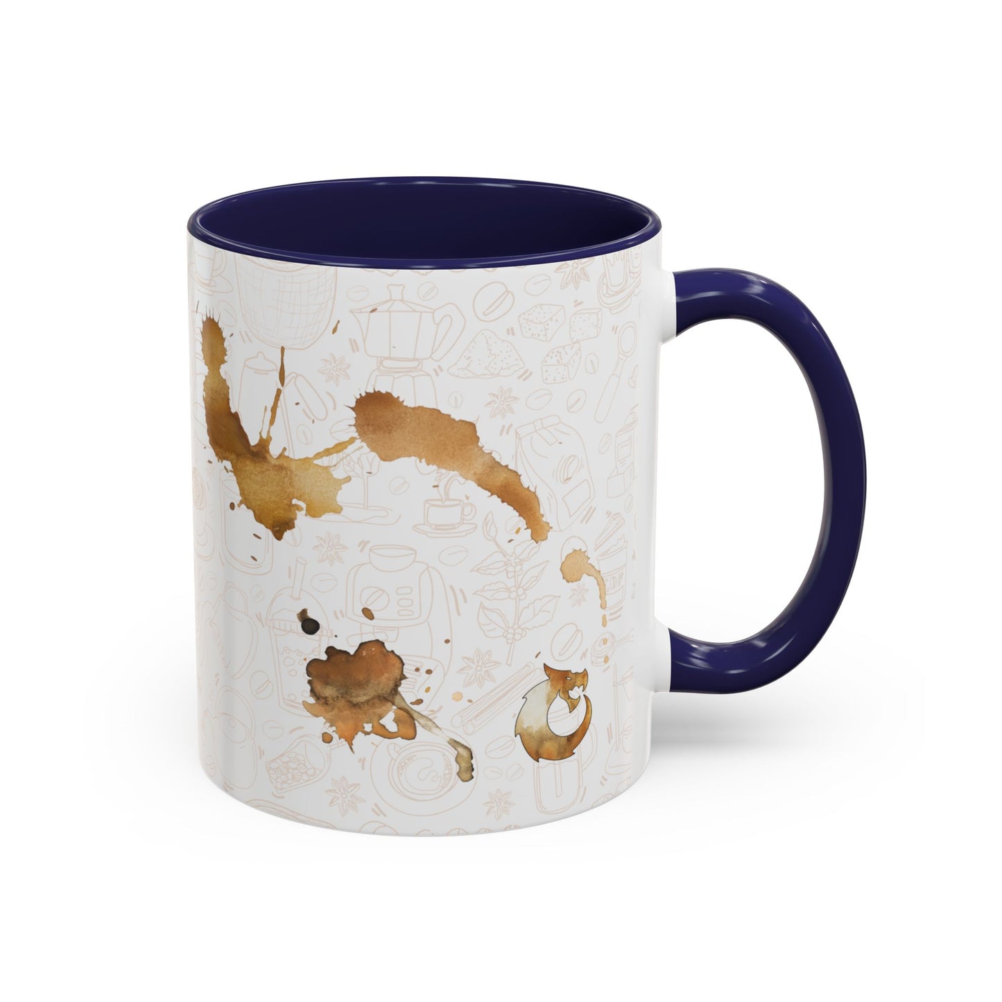 Accent Coffee Mug (11, 15oz) - Coffee Stains