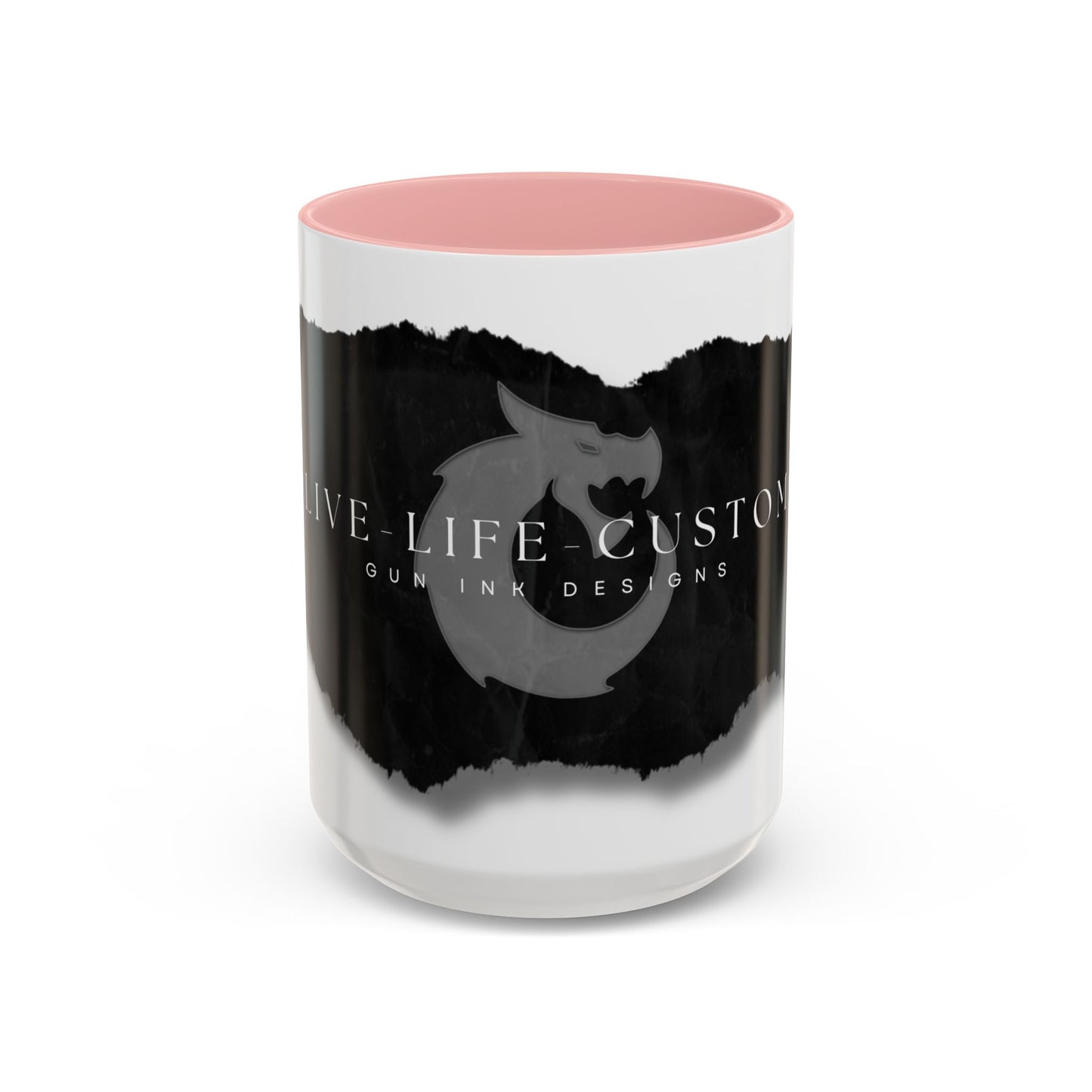 Accent Coffee Mug (11, 15oz) - Torn Paper