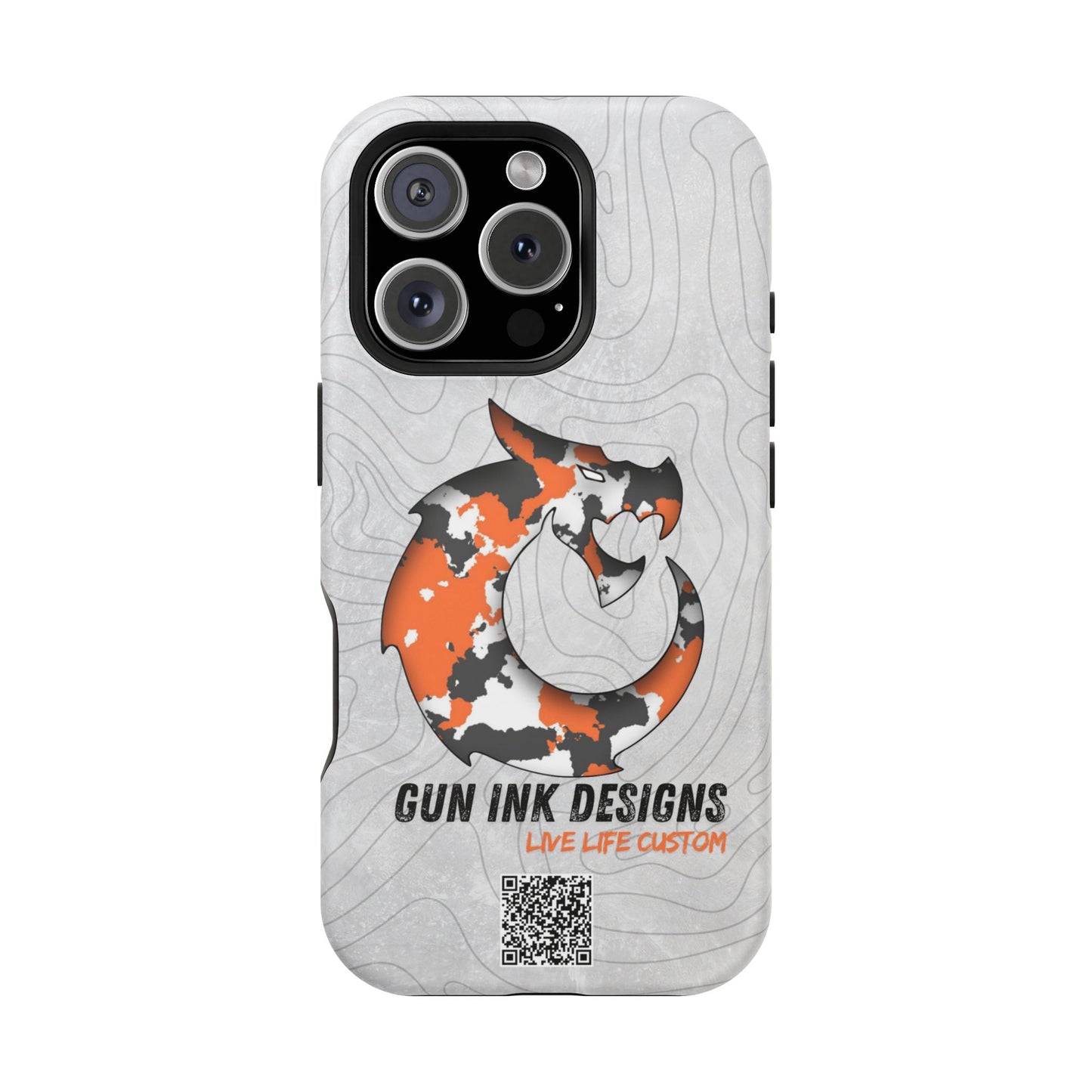 Magnetic Tough Cases - Topo QR code