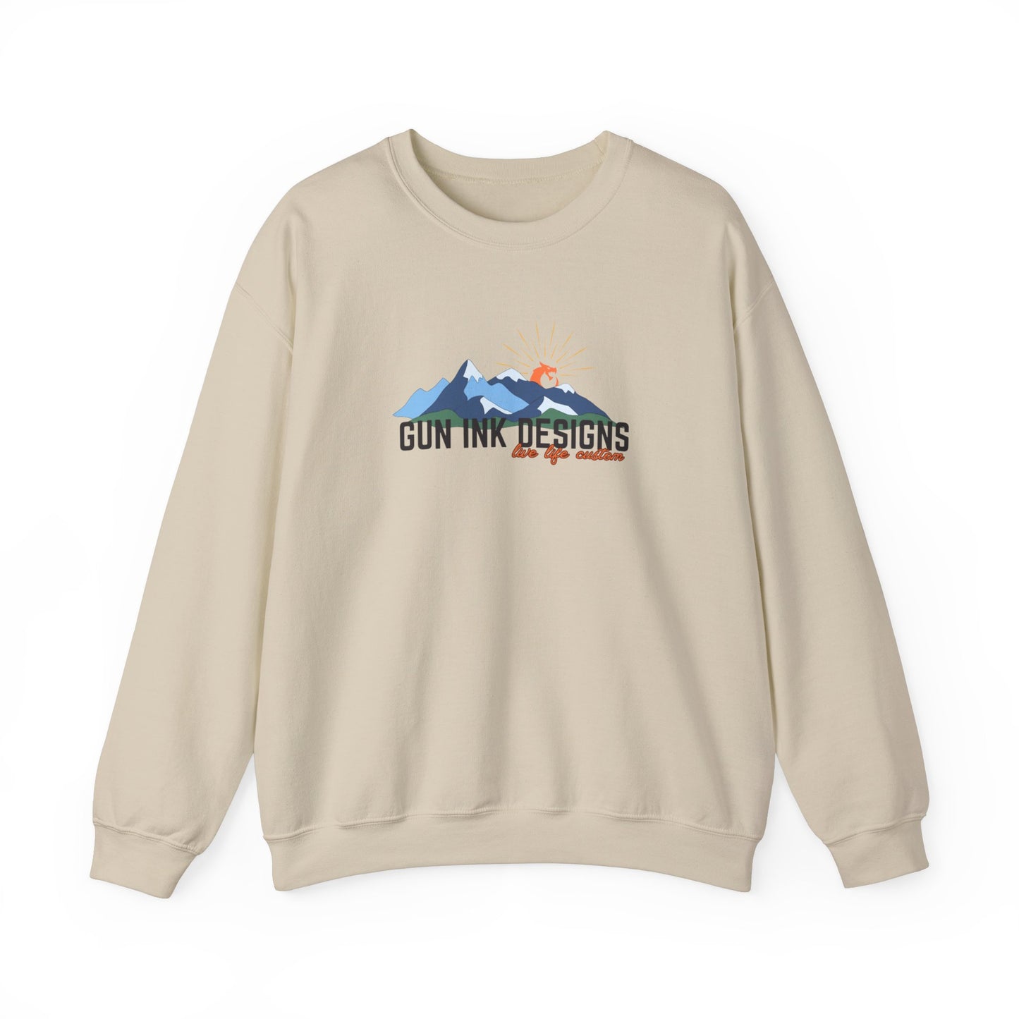 Heavy Blend™ Crewneck Sweatshirt - Dragon Sunrise