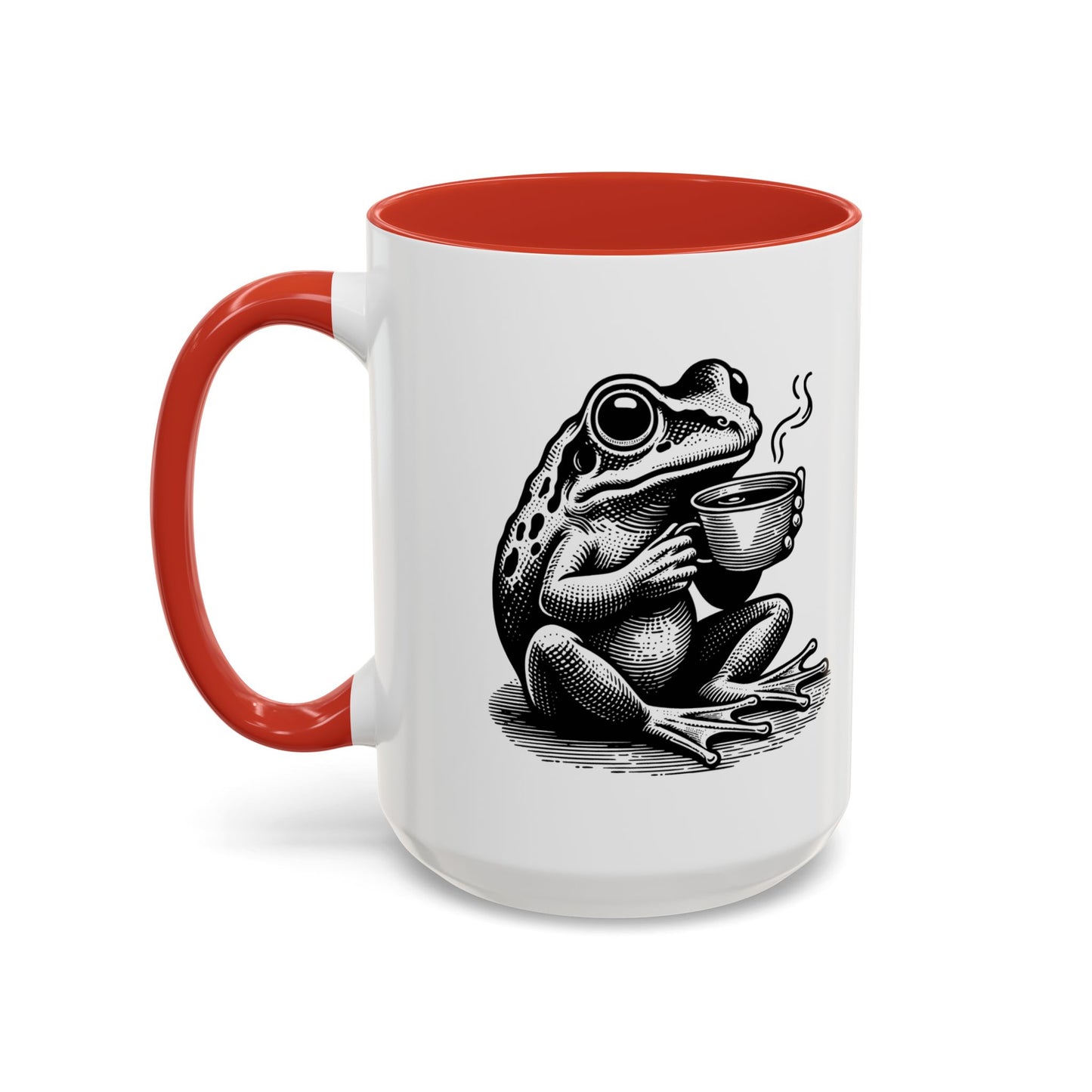 Accent Coffee Mug (11, 15oz) - Coffee Frogs