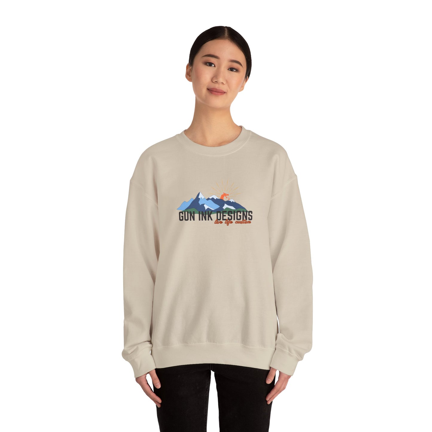 Heavy Blend™ Crewneck Sweatshirt - Dragon Sunrise