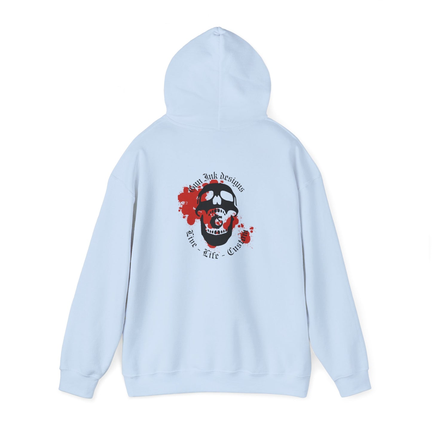 Heavy Blend™ Hooded Sweatshirt - GID Skull