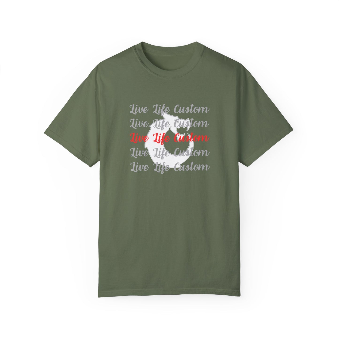Garment-Dyed T-shirt - LLC Stacked