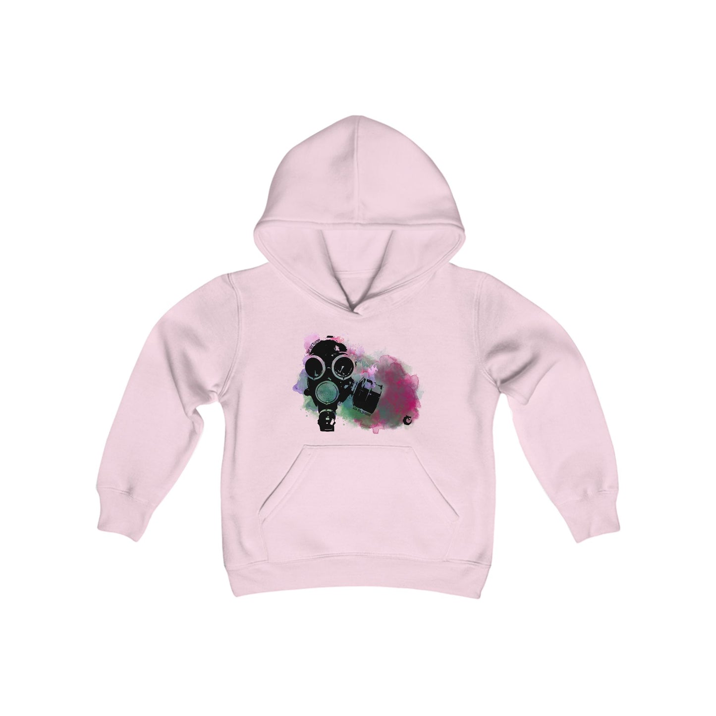 Youth Heavy Blend Hooded Sweatshirt - Gas Mask