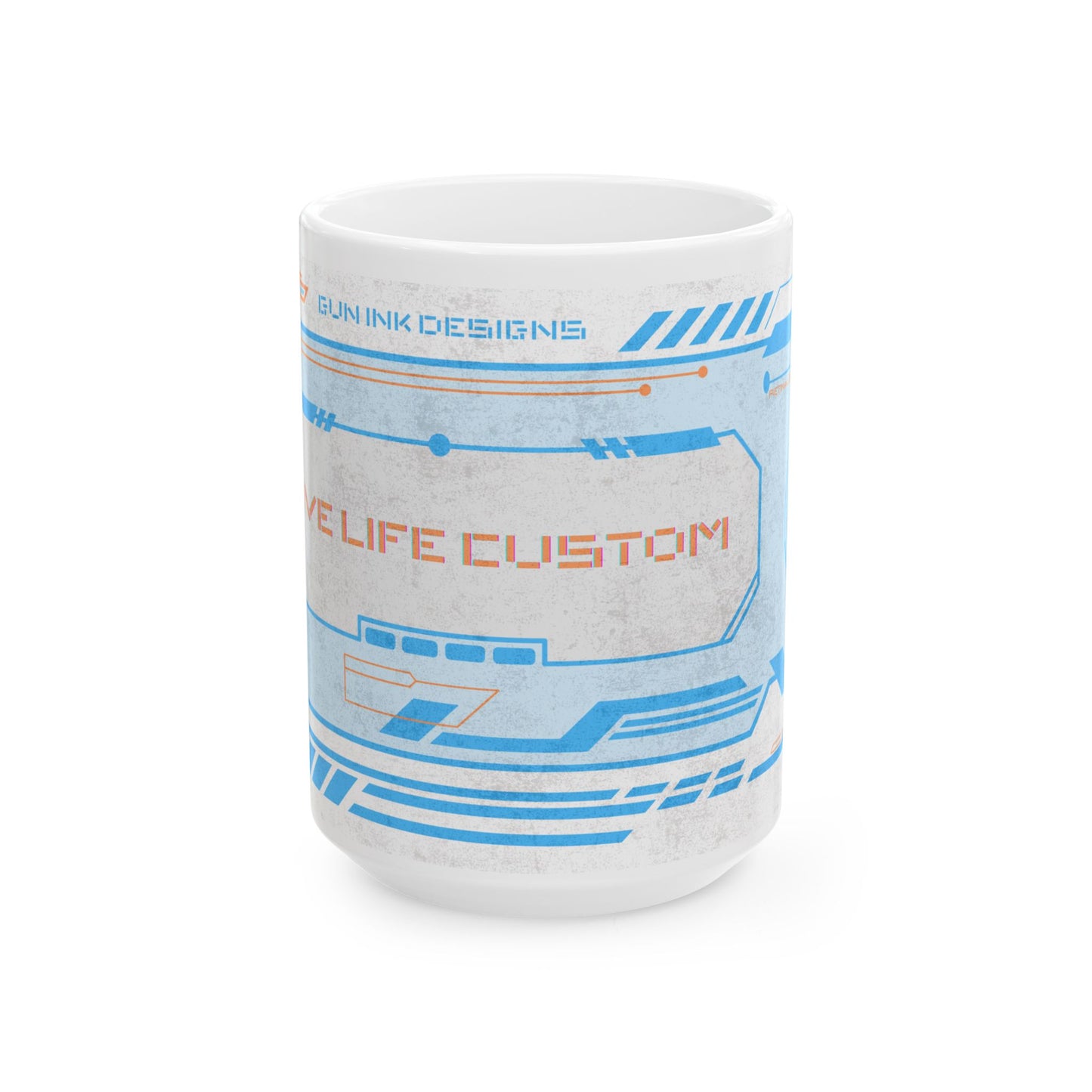 Ceramic Mug, (11oz, 15oz) - Digital Life