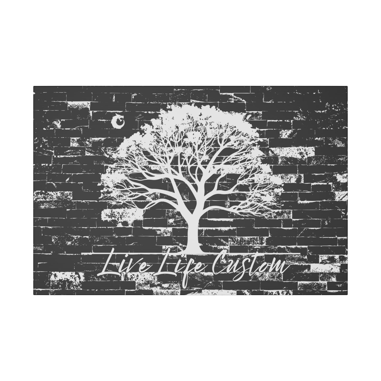 36X24 Matte Canvas, Stretched, 0.75" - White Tree
