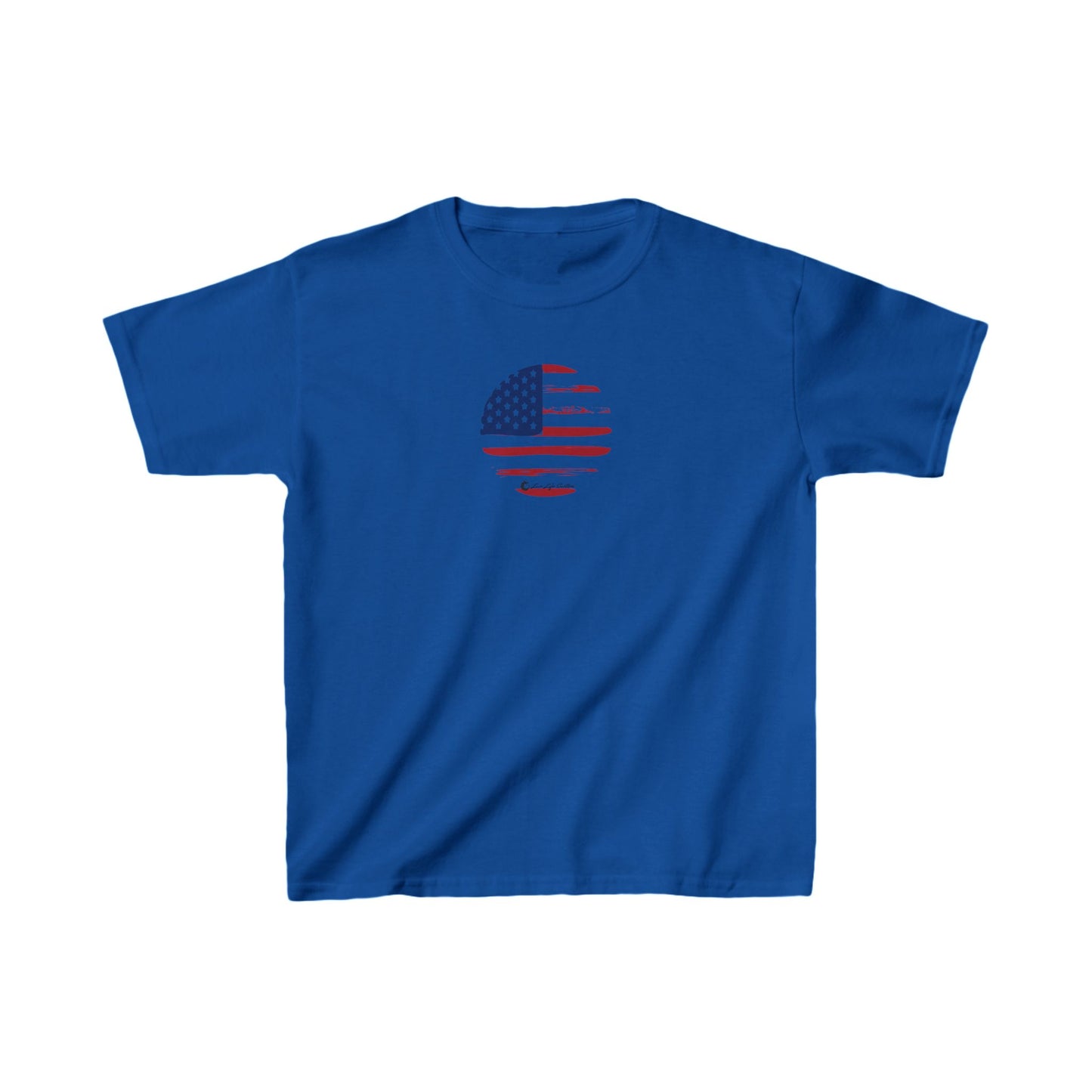Kids Heavy Cotton™ Tee - Circle Flag