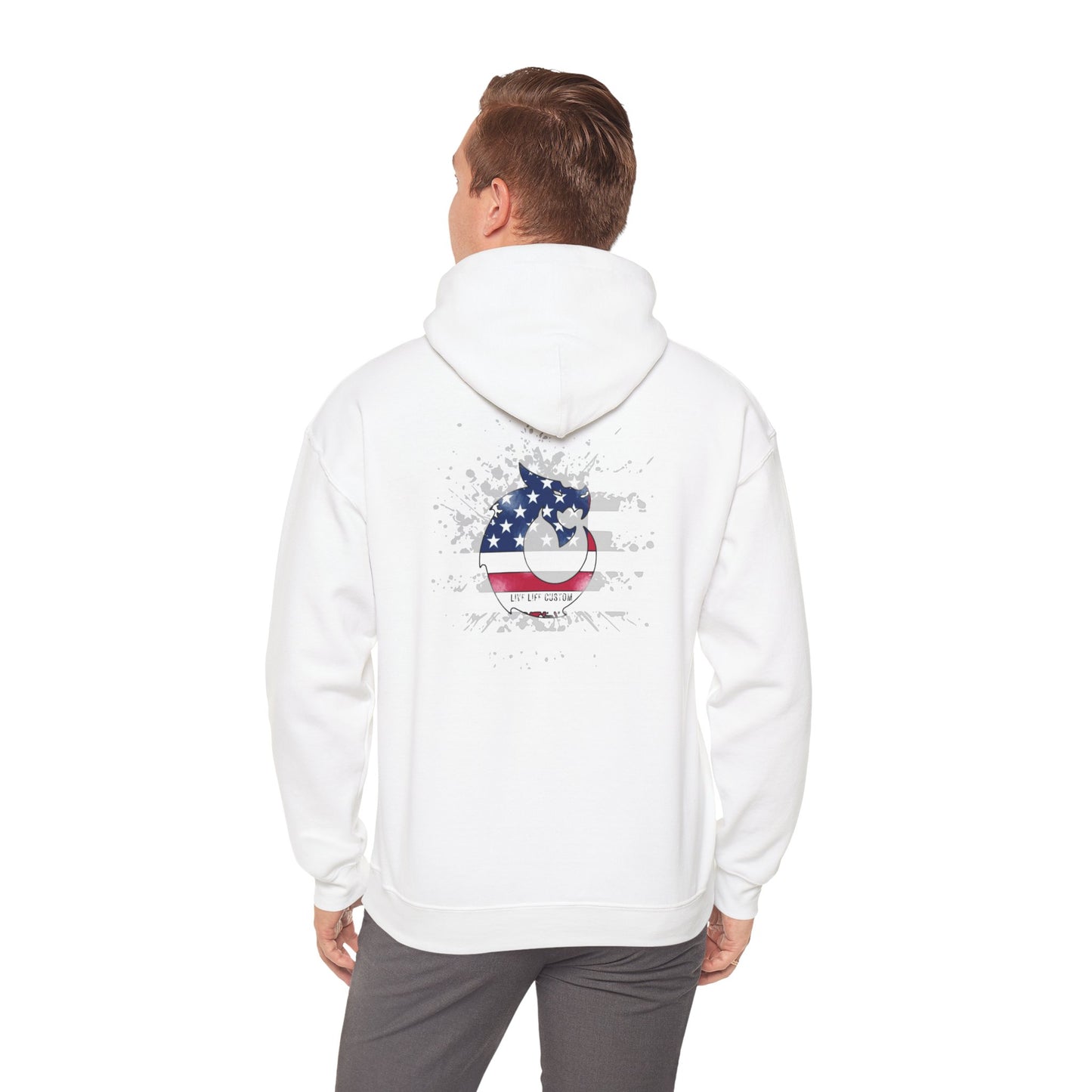 Heavy Blend™ Hooded Sweatshirt - 3D Flag