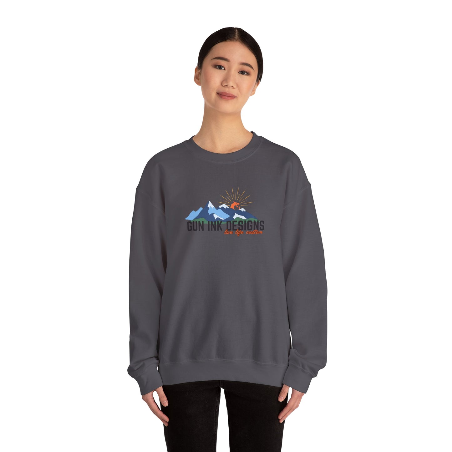 Heavy Blend™ Crewneck Sweatshirt - Dragon Sunrise